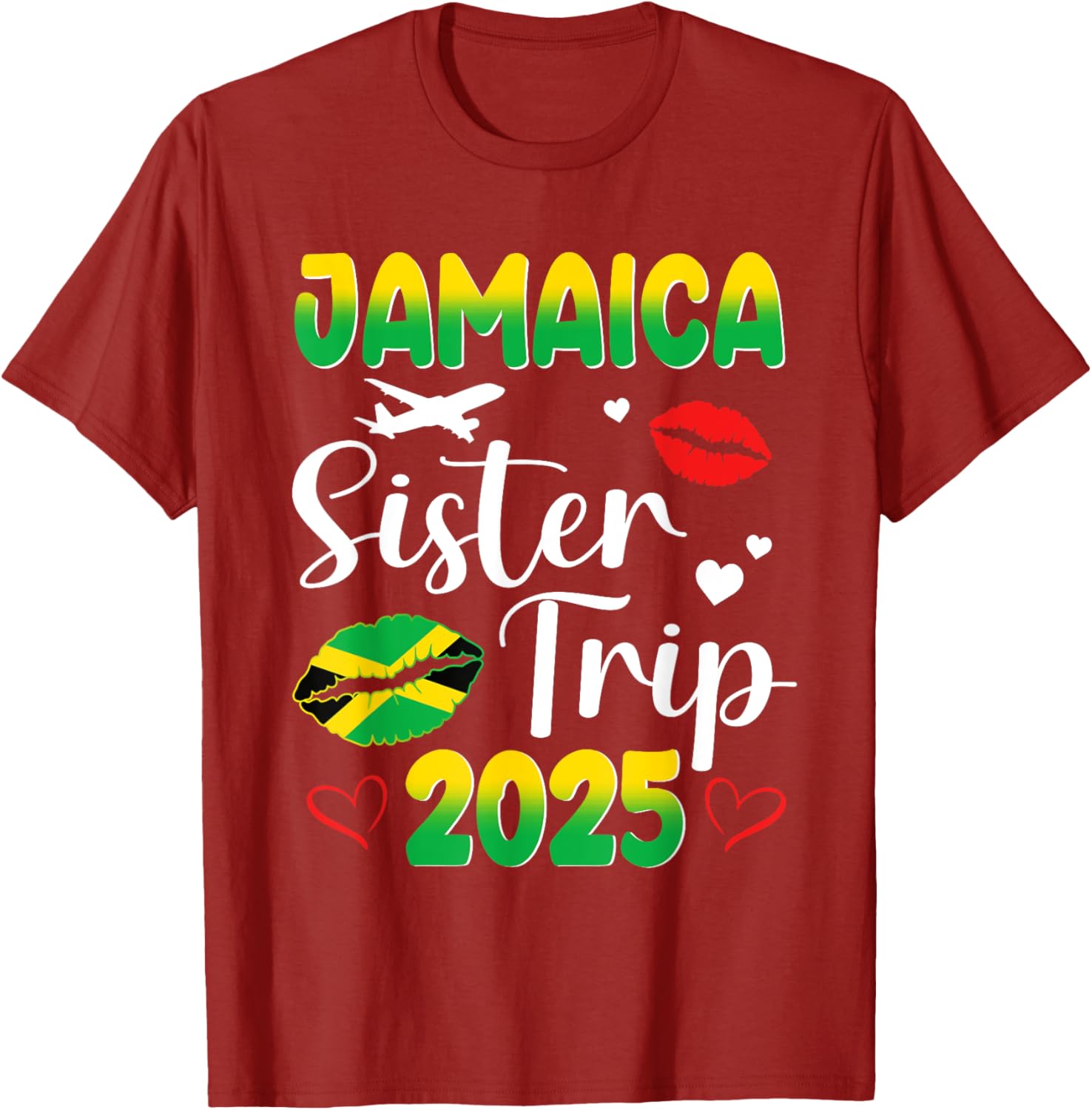 Sister's Trip Jamaica 2025 Matching T-Shirt for Friends Vacation Fun - 4