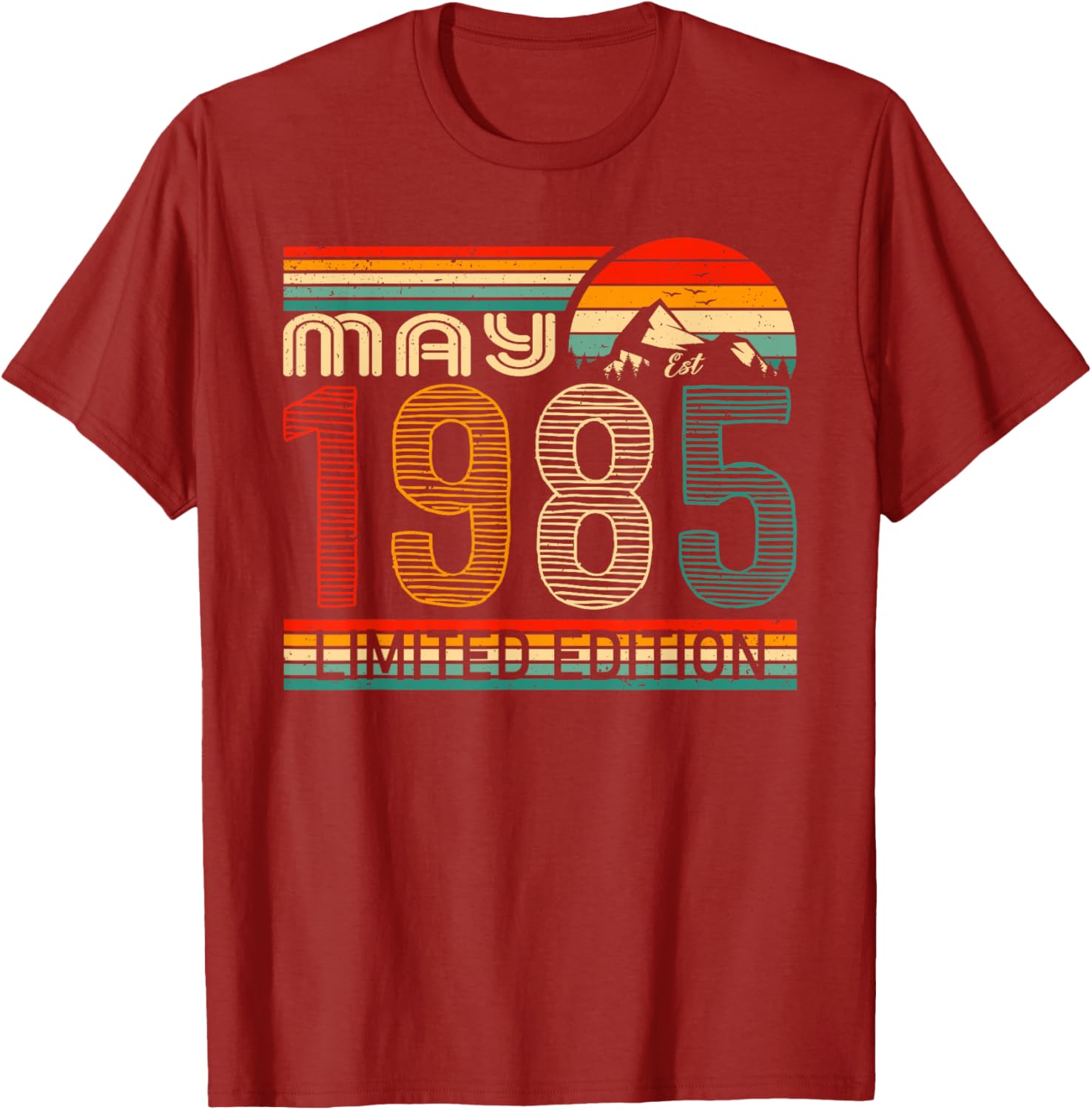 Classic 1985 Vintage Birthday T-Shirt May 1985 Limited Edition Gift - 25