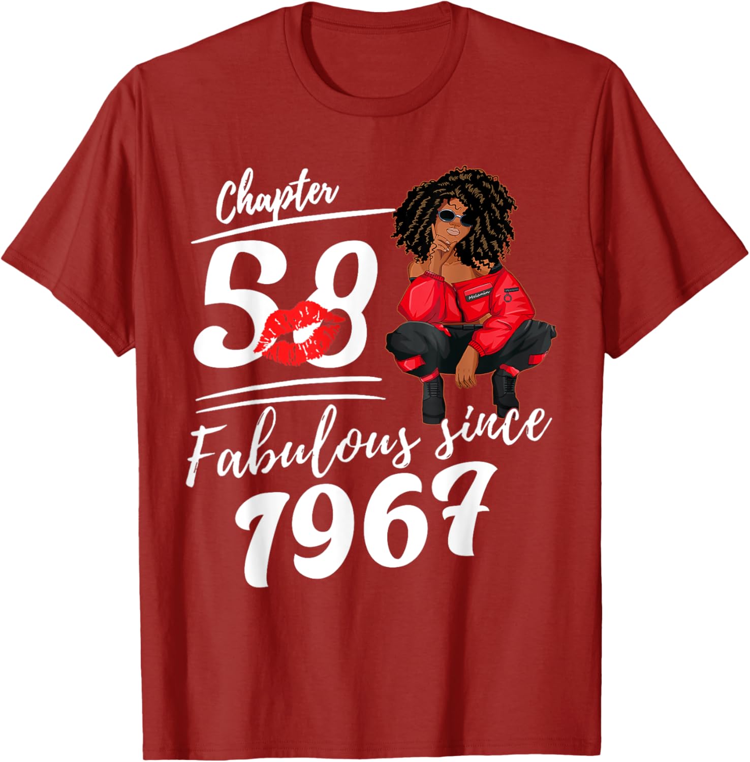 Fabulous Since 1967 58th Birthday Queen T-Shirt for Women Celebrations - 2