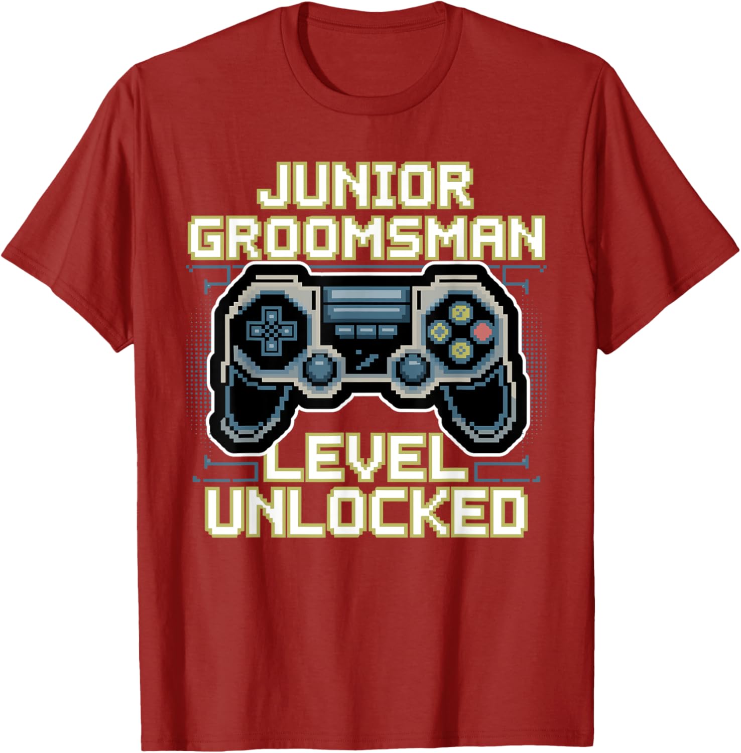 Cute Junior Groomsman Gaming T-Shirt for Boys - Perfect Wedding Outfit - 15