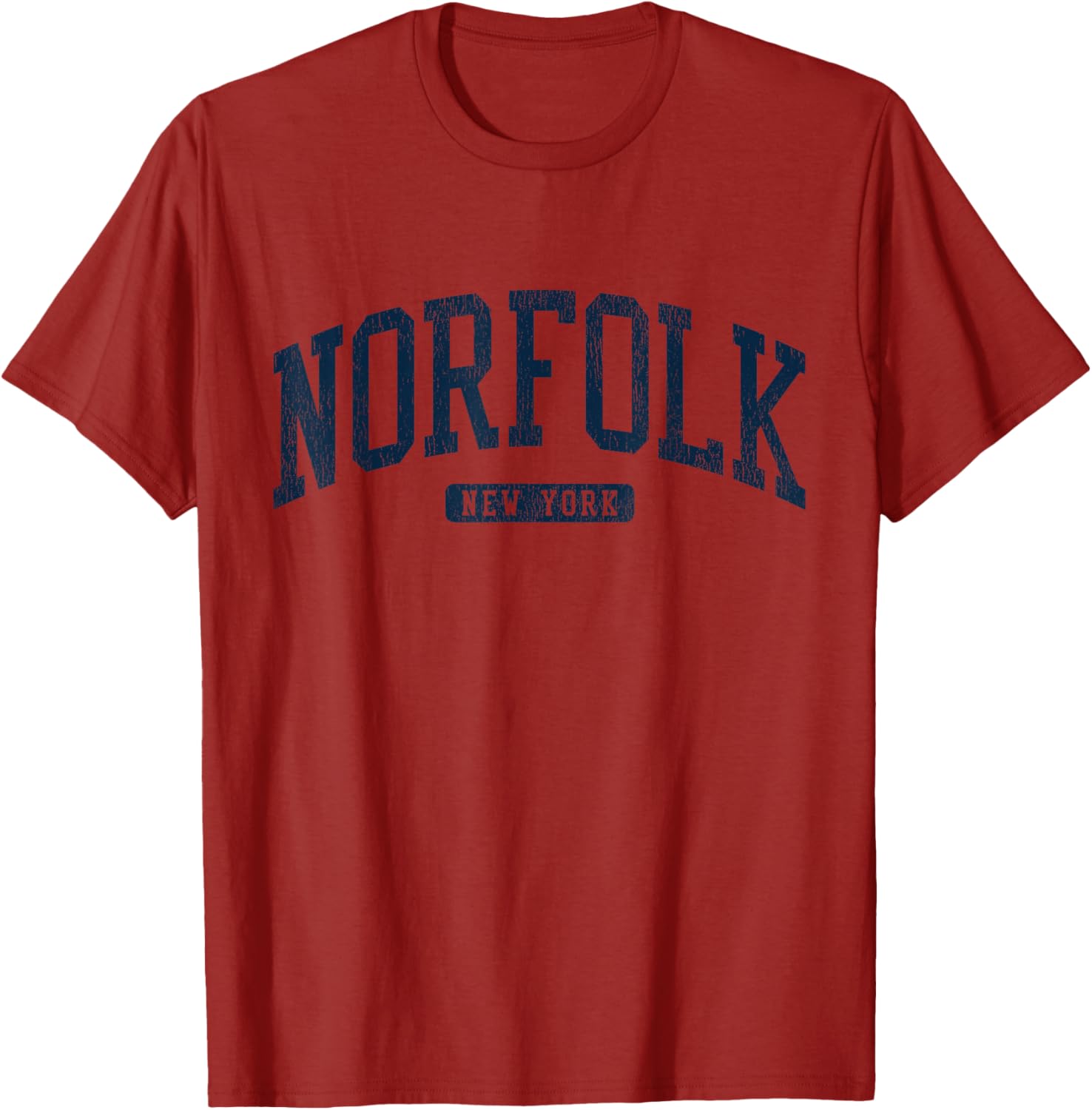 Norfolk NY College University Blue T-Shirt for Stylish Student Wear - 9