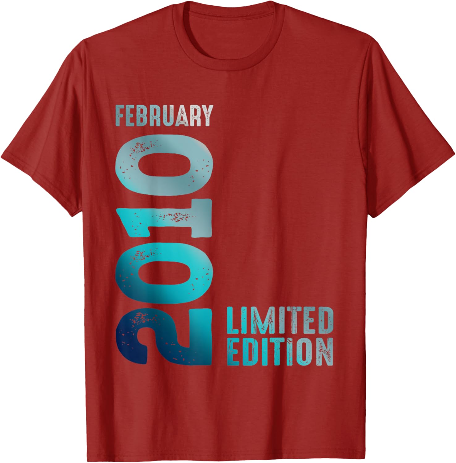 February 2010 Limited Edition Birthday T-Shirt for Unique Celebrations - 3