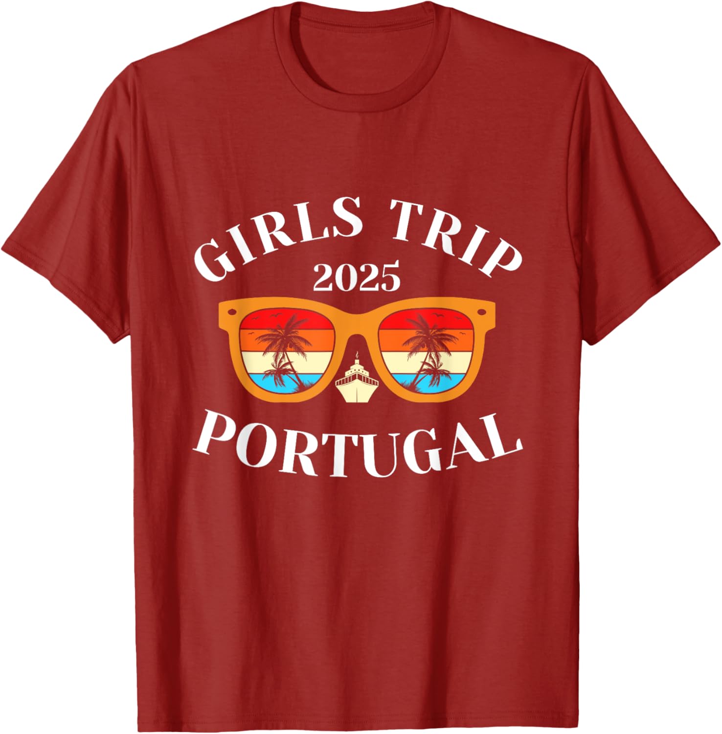 Girls Trip Portugal 2025 T-Shirt for Fun Travel Adventures - 2