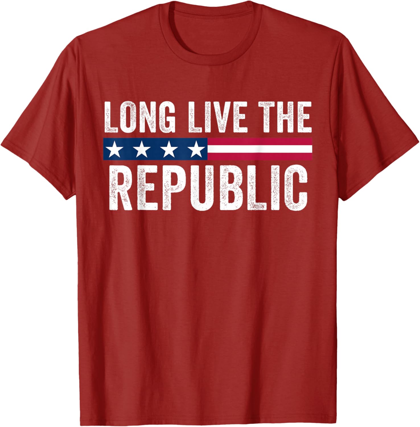 Long Live the Republic American Flag T-Shirt for Patriotic Style - 10