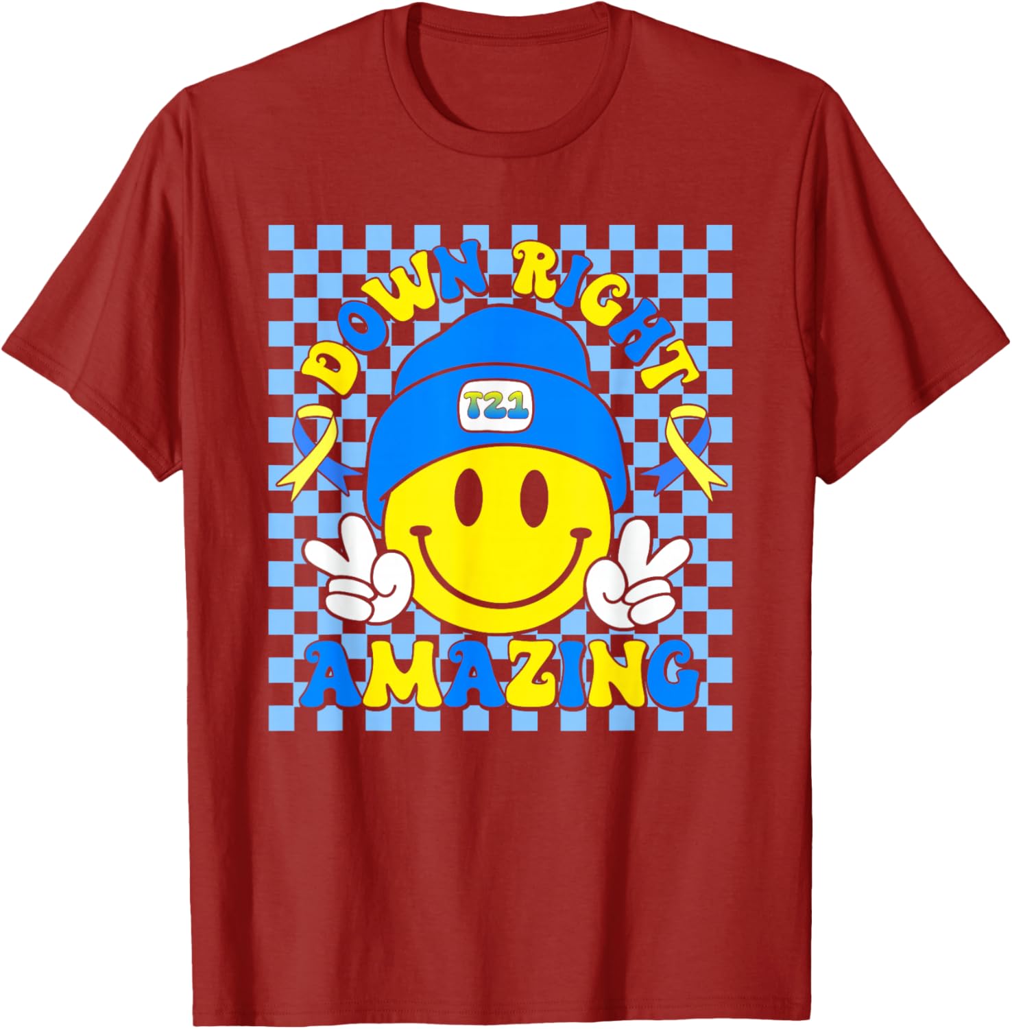 Down Right Amazing Smile Kids T-Shirt for Down Syndrome Awareness - 12