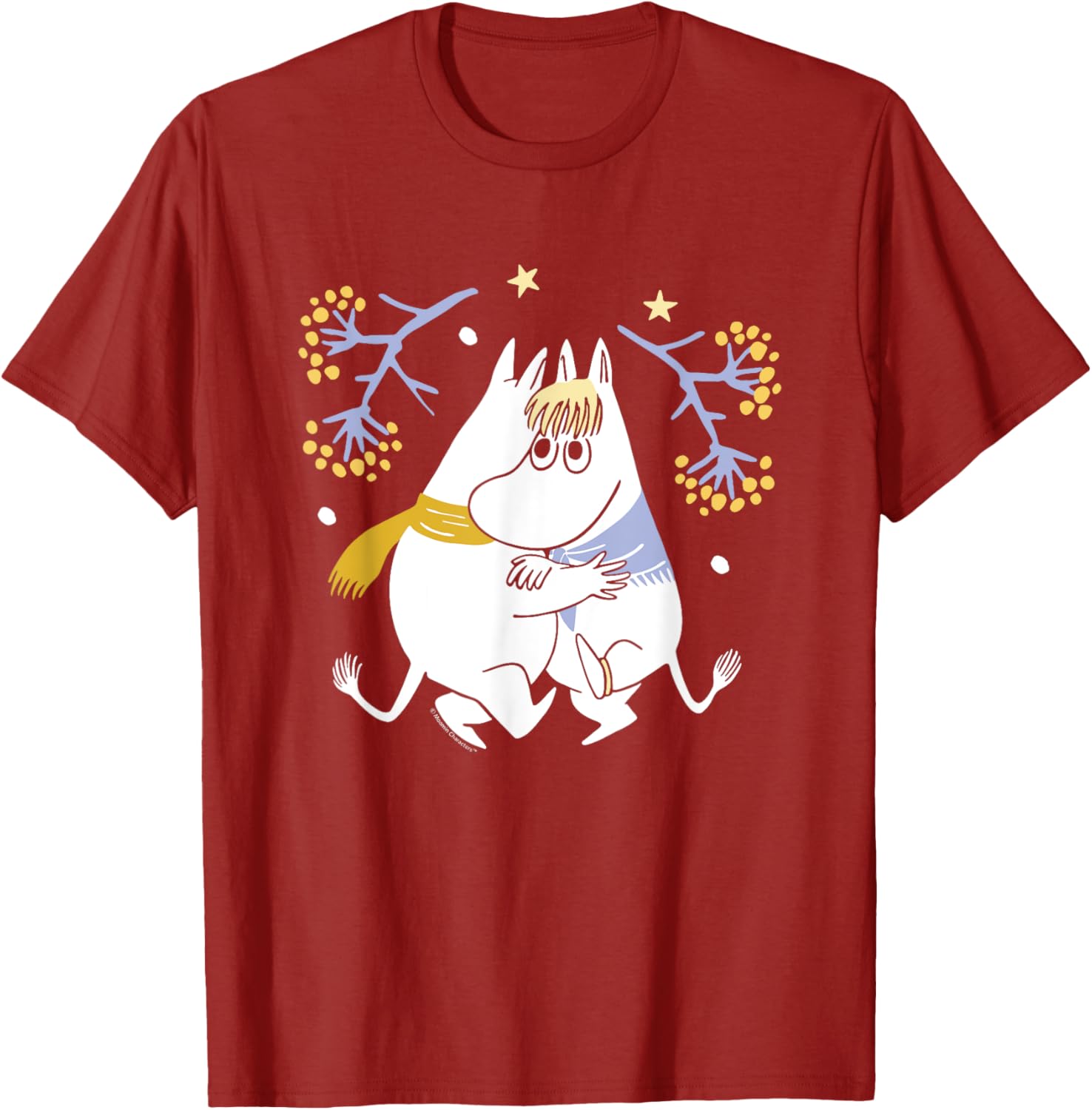 Moomin Moomintroll and Snorkmaiden Winter Dance T-Shirt for Kids - 12