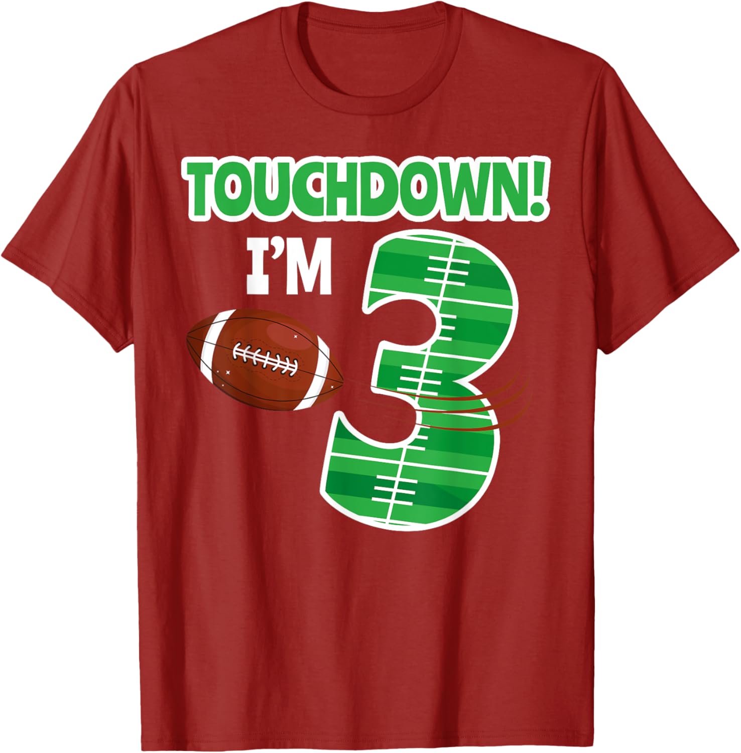 Football 3rd Birthday Party T-Shirt for Kids - Perfect for Game Lovers - 7