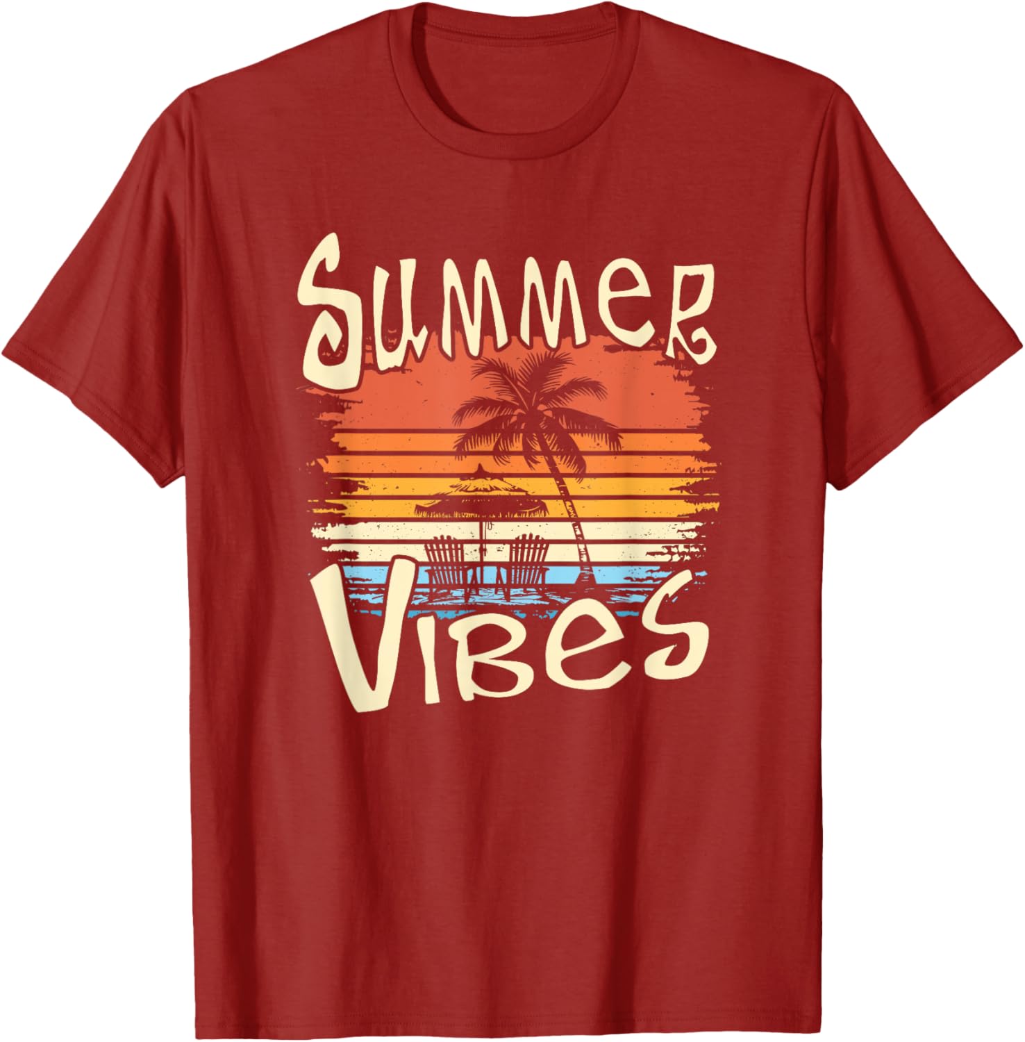 Summer Vibes Retro Palm Tree T-Shirt for Fun and Stylish Days - 5