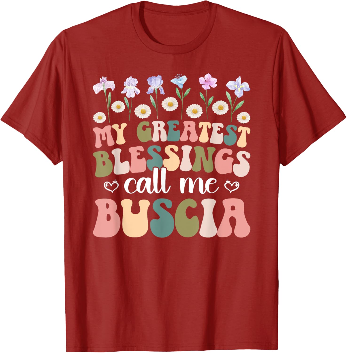 Greatest Blessings Buscia Grandma T-Shirt for Loving Grandmothers - 5