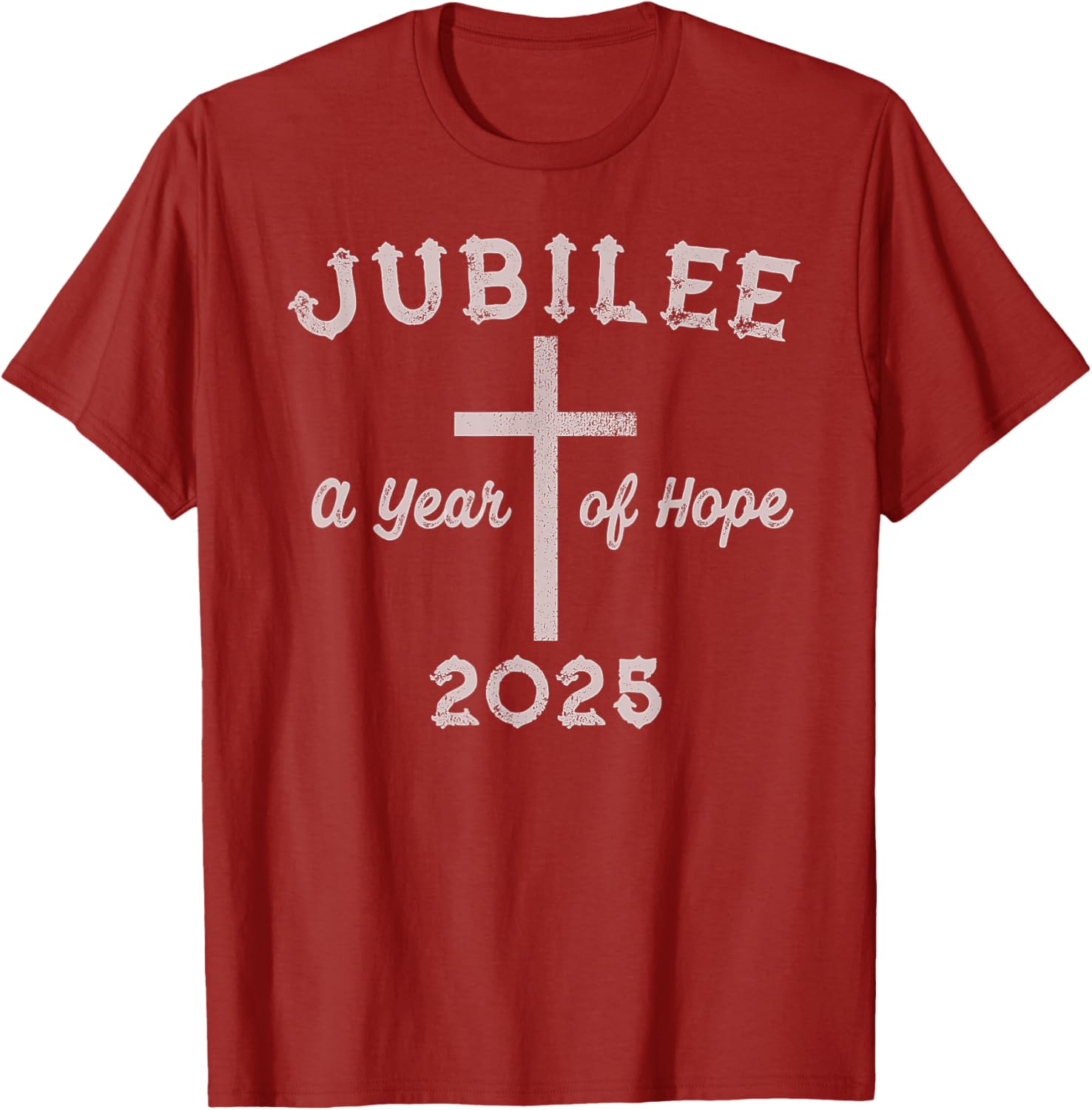Catholic Jubilee 2025 Hope T-Shirt for Christian Pilgrims and Fans - 3