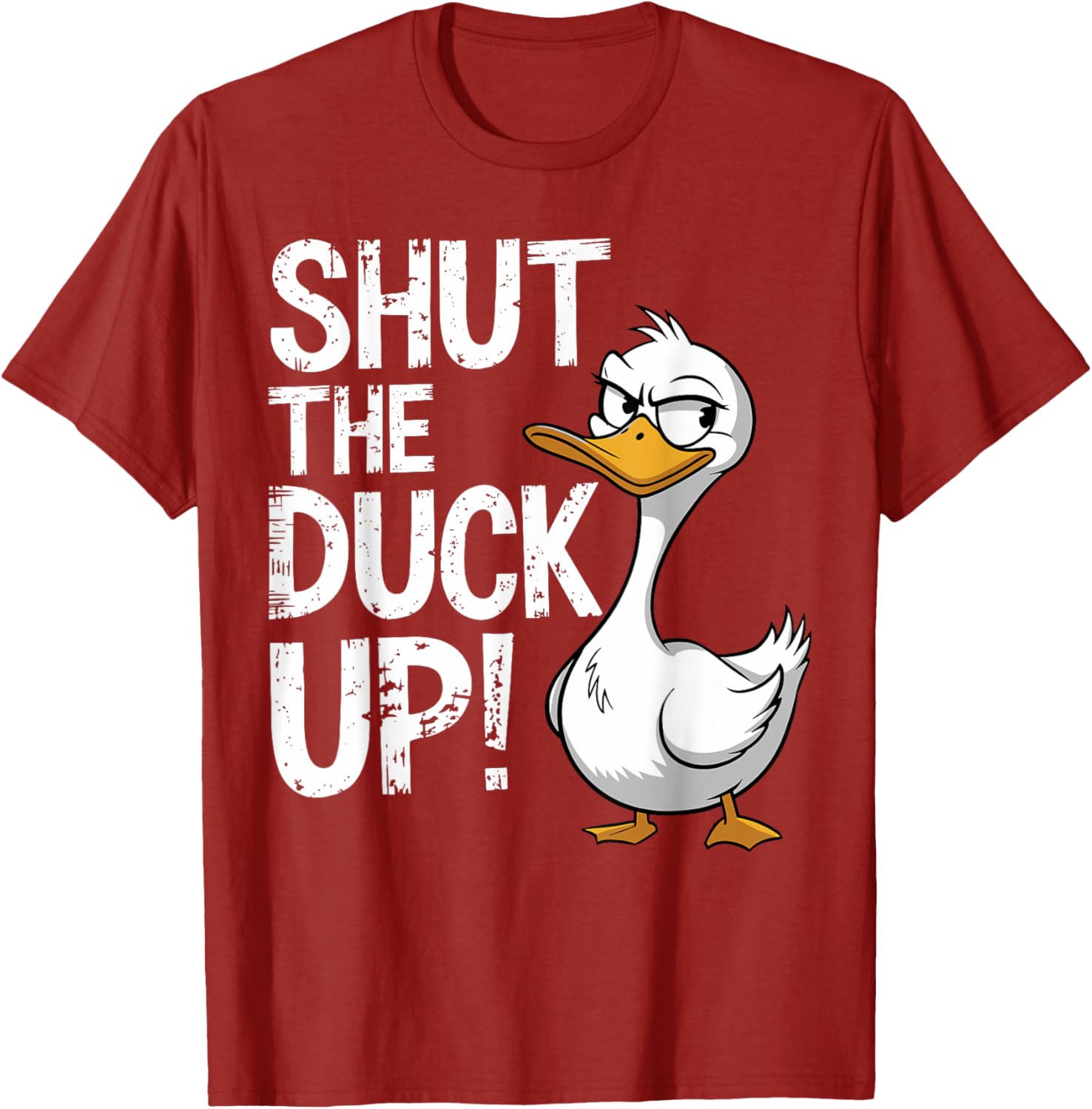 Funny Shut The Duck Up Pun T-Shirt for Duck Lovers and Humor Fans - 19