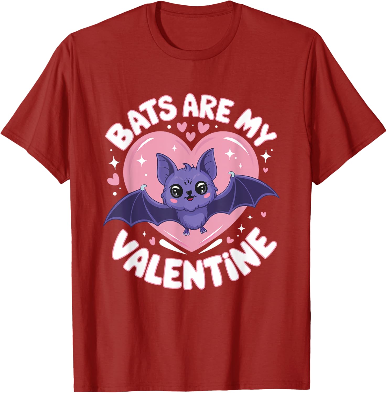 Pastel Goth Bat T-Shirt for Girls - Valentine's Day Cute Spooky Fashion - 14