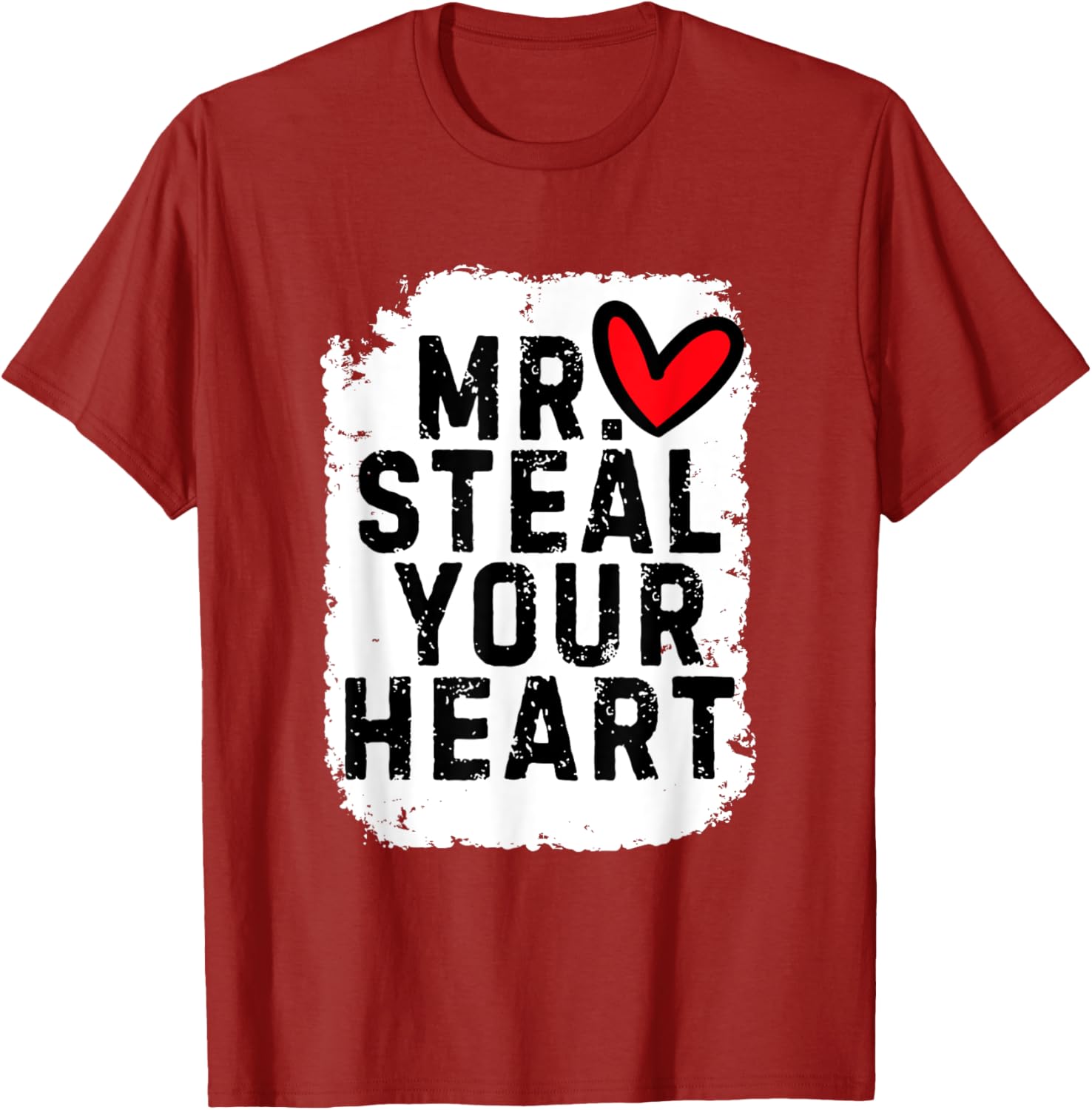 Mr Steal Your Heart Boys Toddler Valentine's Day T-Shirt for Kids - 21