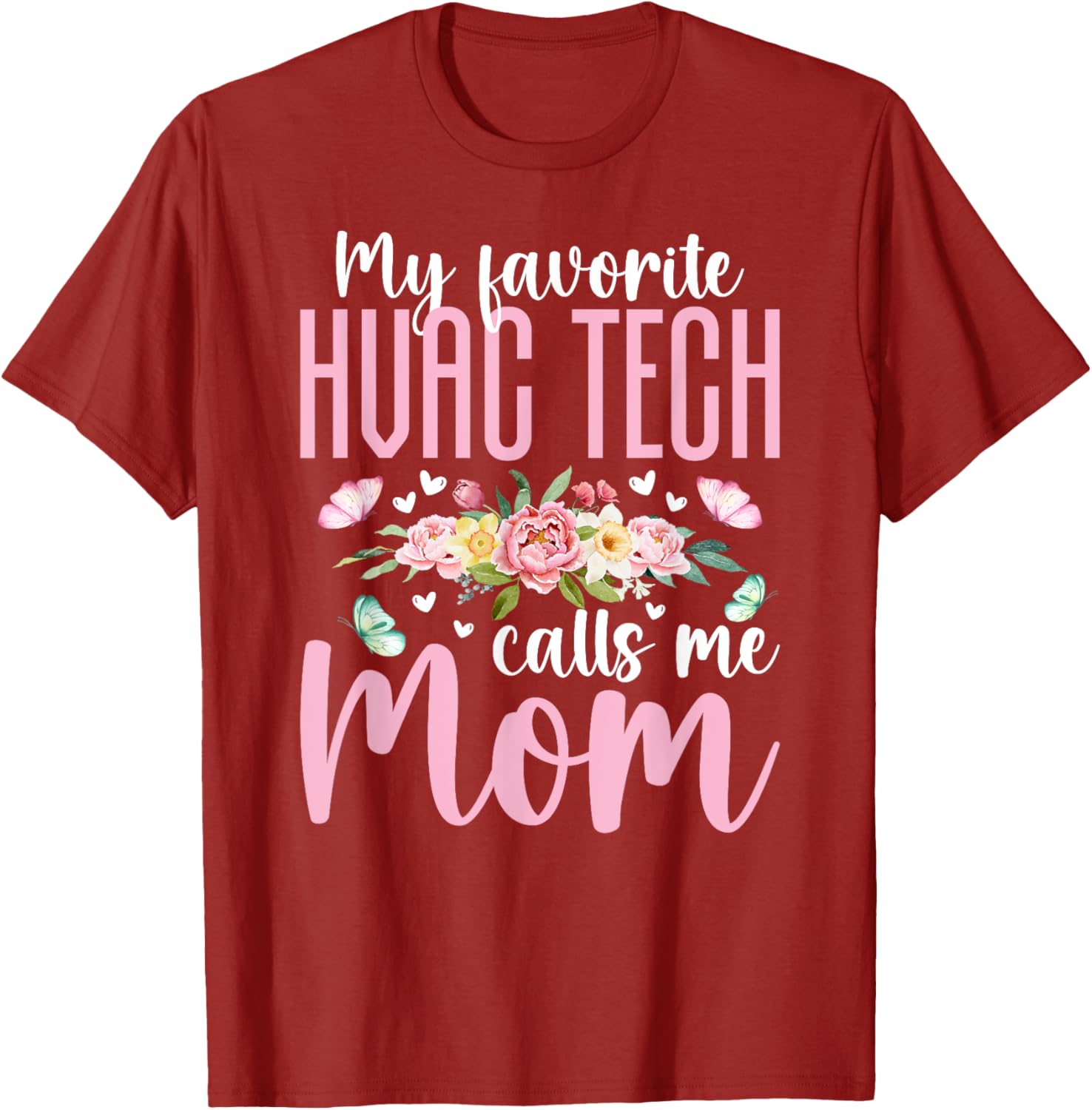 Proud HVAC Tech Mom T-Shirt for Moms of HVAC Technicians - Stylish Comfort - 12