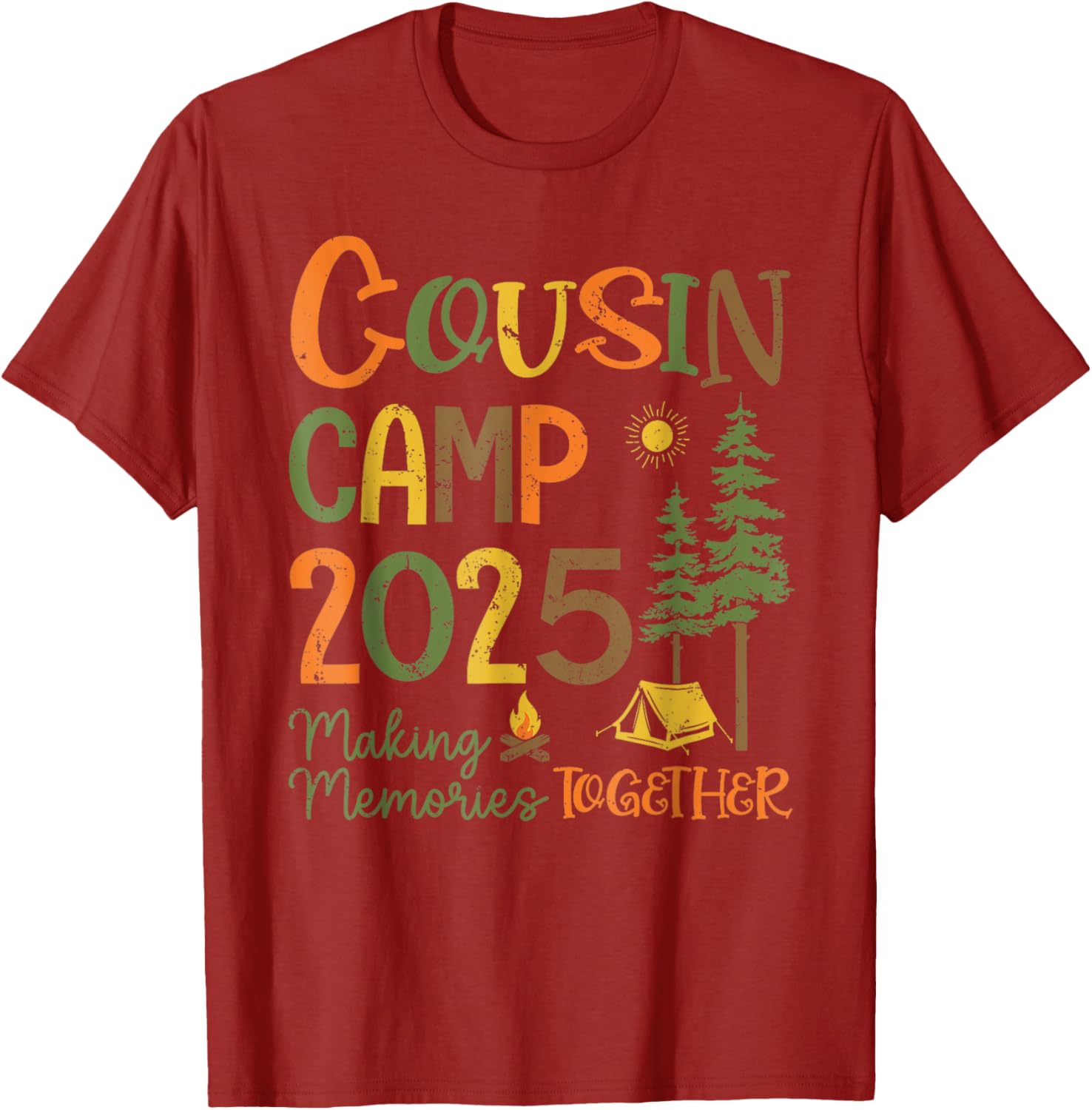 Cousin Camp 2025 Matching T-Shirts for Family Fun and Memories - 10