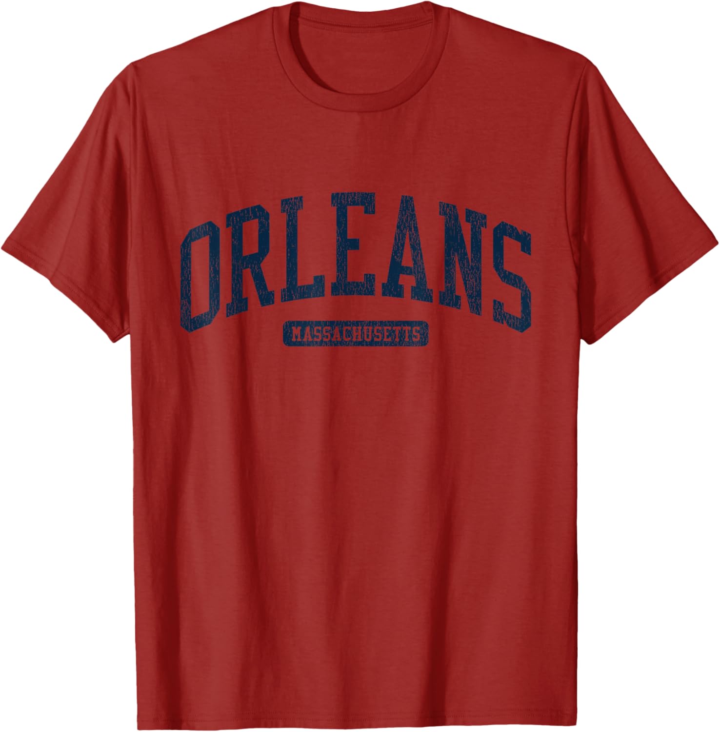 Orleans MA College University Style Blue T-Shirt for Comfortable Casual Wear - 16
