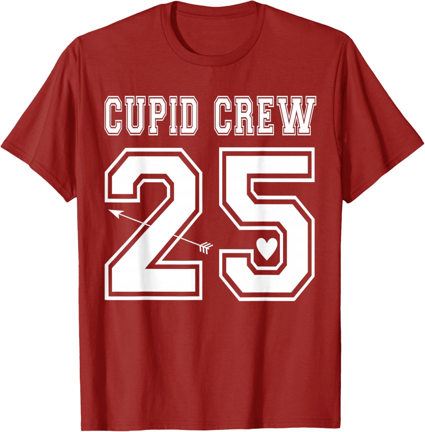 Cupid Crew 2025 Valentine's Day Love Sports Jersey Style T-Shirt - 10