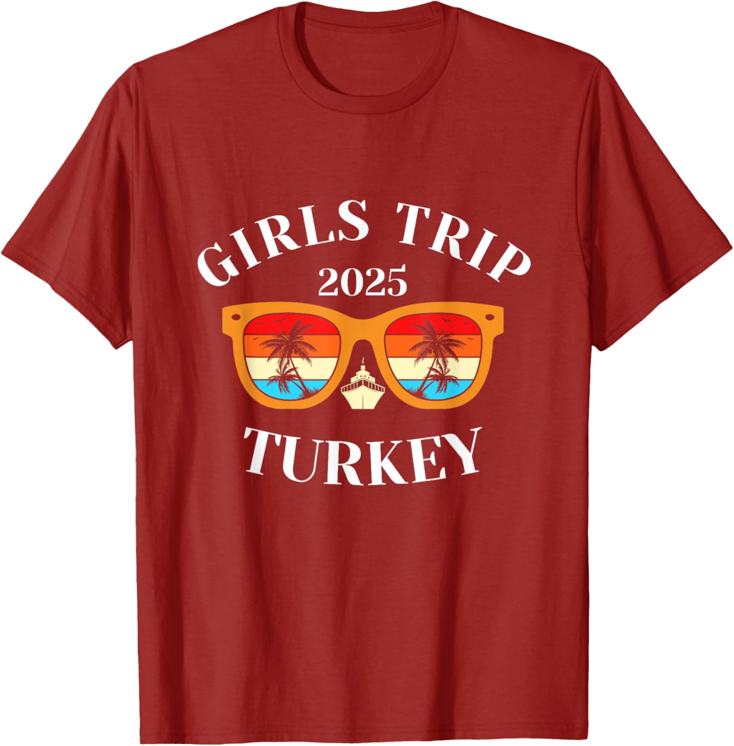 Girls Trip 2025 Turkey Vacation T-Shirt for Fun Travel Adventures - 3