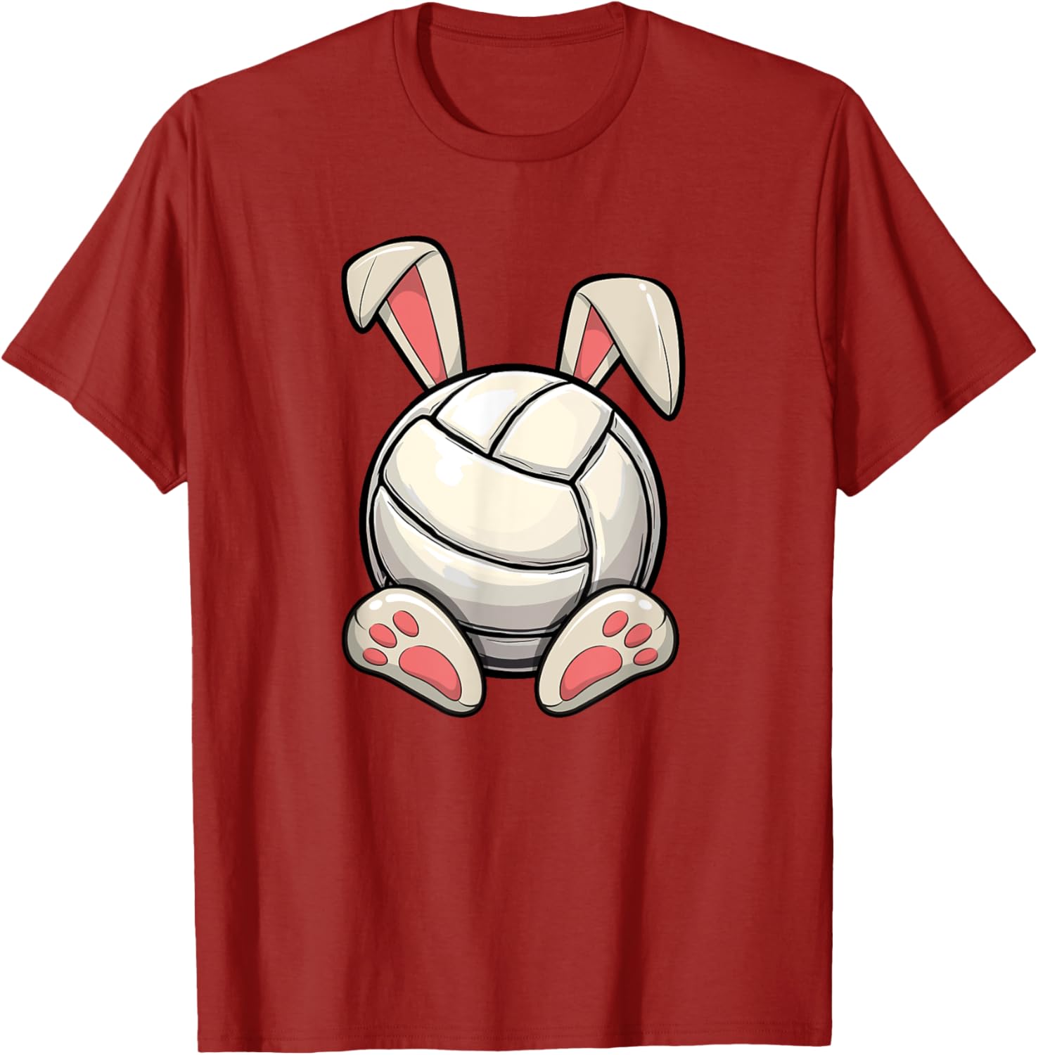 Easter Volleyball Bunny Ears T-Shirt for Kids' Egg Hunt Fun - 18