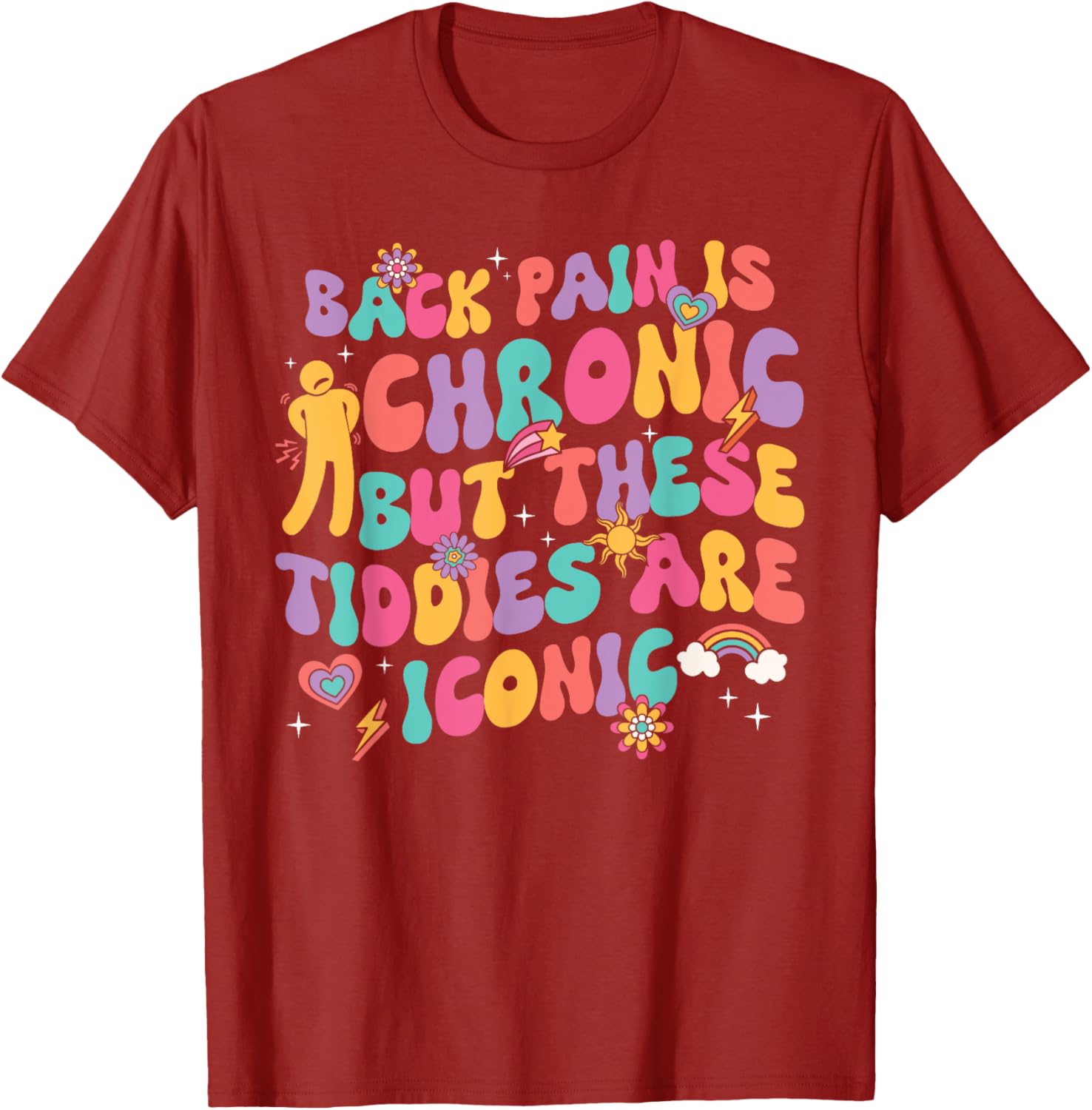 Chronic Back Pain T-Shirt with Iconic Design for Comfort and Style - 11