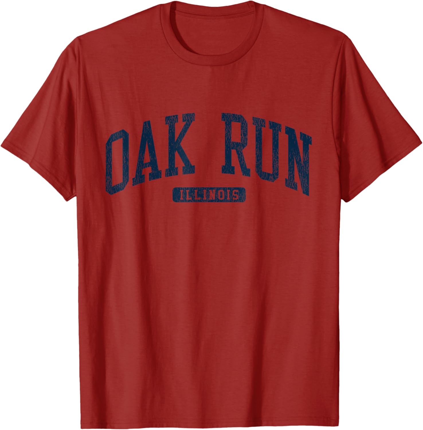 Oak Run Illinois College University Blue T-Shirt for Students and Fans - 14