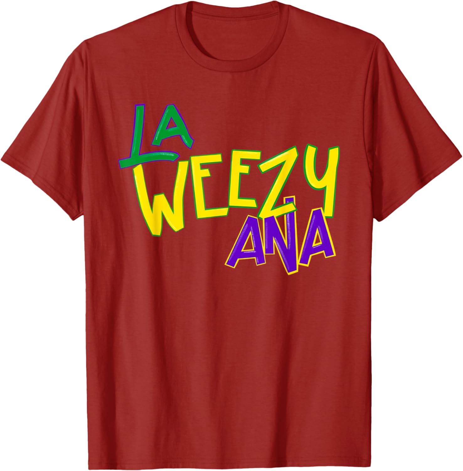 La Weezy Ana Mardi Gras T-Shirt for Fat Tuesday Fun in Louisiana - 12