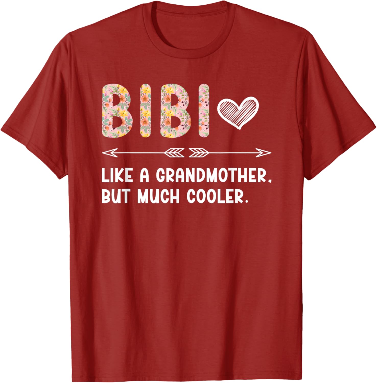 Bibi Definition T-Shirt for Grandma - Fun Gift for Grandmothers - 3