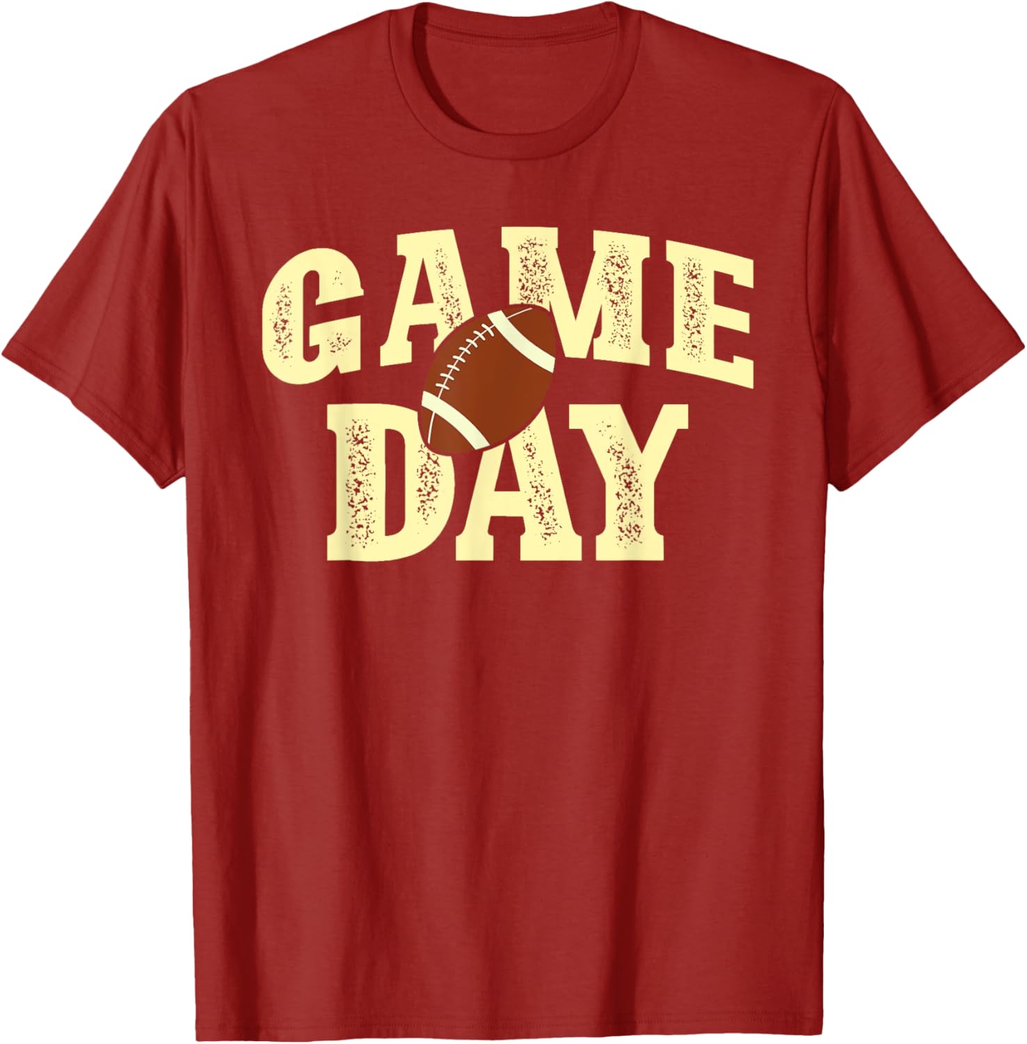 Vintage Game Day Football Team T-Shirt for Sports Fans and Players - 4