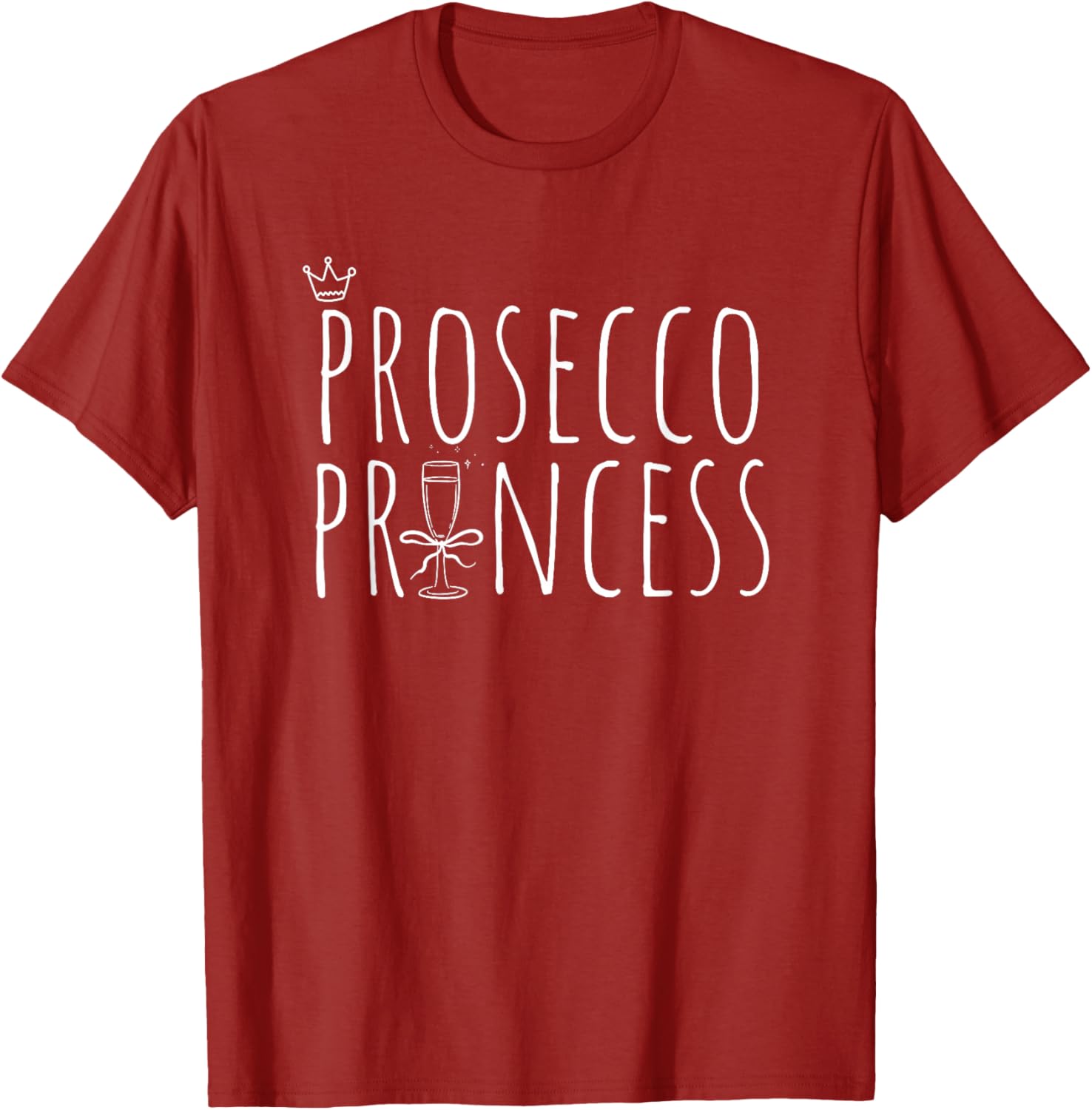 Prosecco Princess Cute Champagne T-Shirt for Fun Wine Lovers - 6