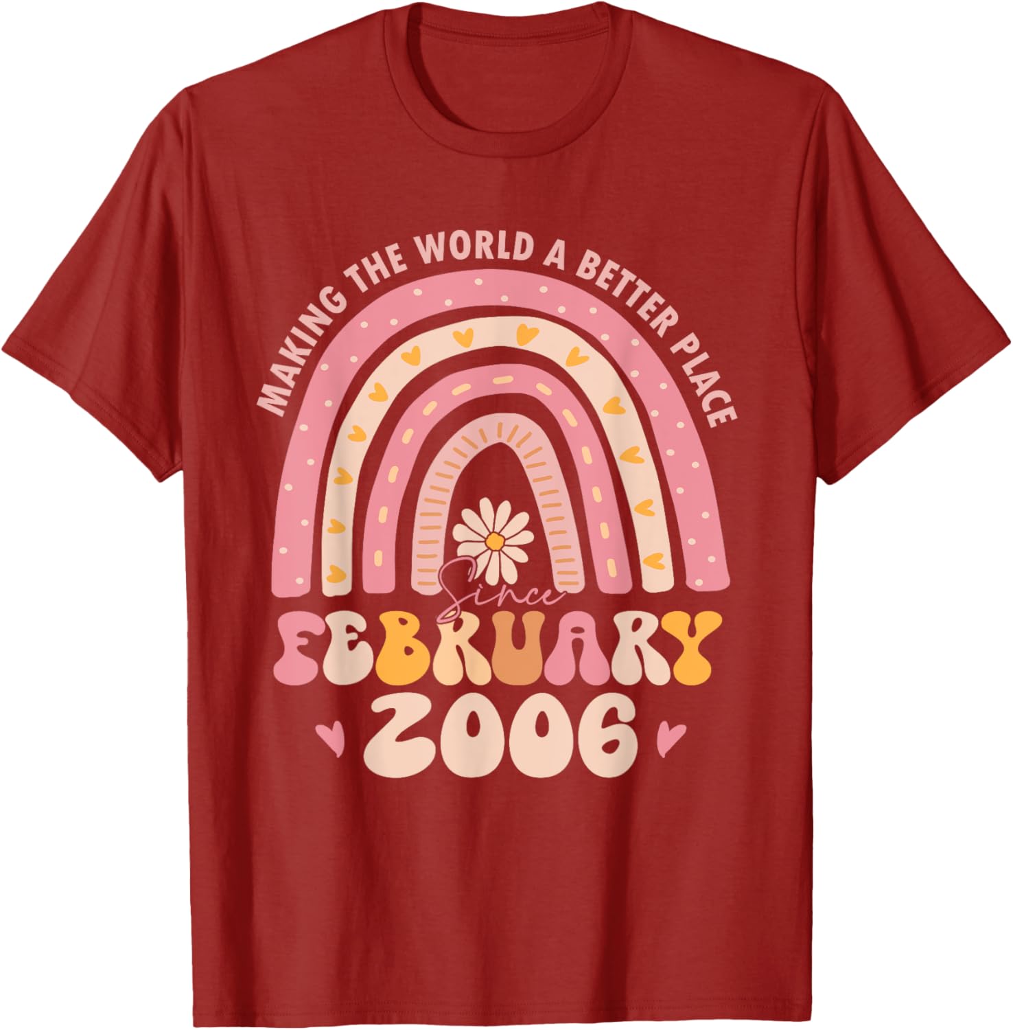 Retro February 2006 Ladies 19th Birthday T-Shirt for Women - 18