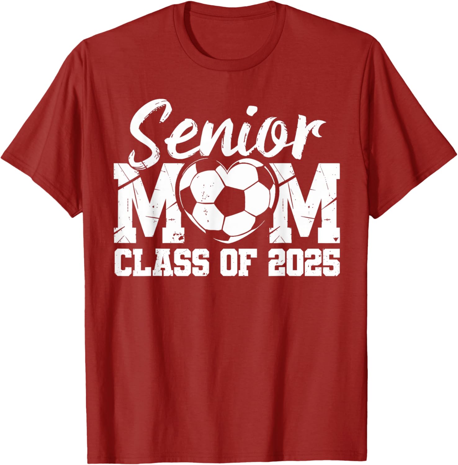 Soccer Mom Class of 2025 Graduate T-Shirt for Proud Senior Mamas - 24