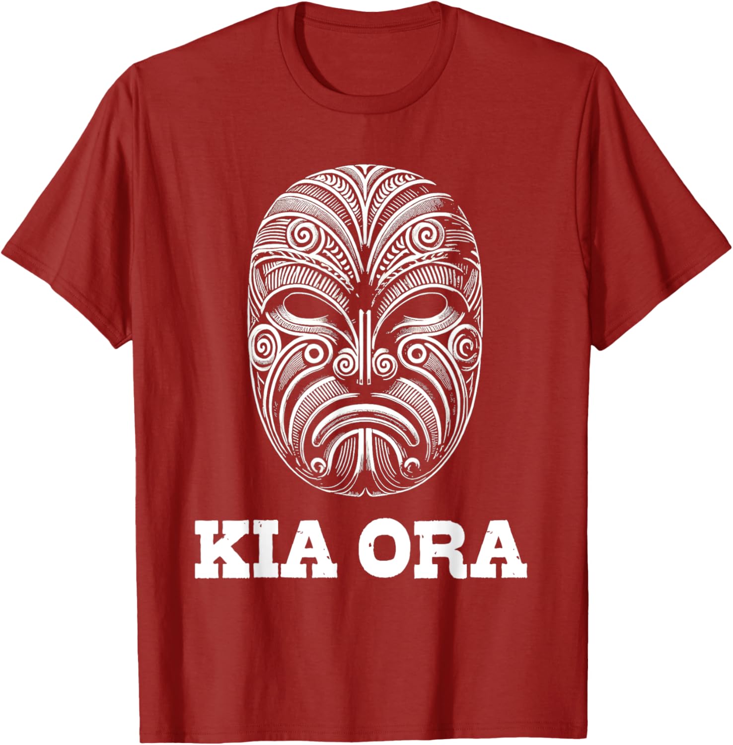 Kia Ora Maori Mask Kiwi Land Aotearoa NZ T-Shirt for Proud Kiwis - 9