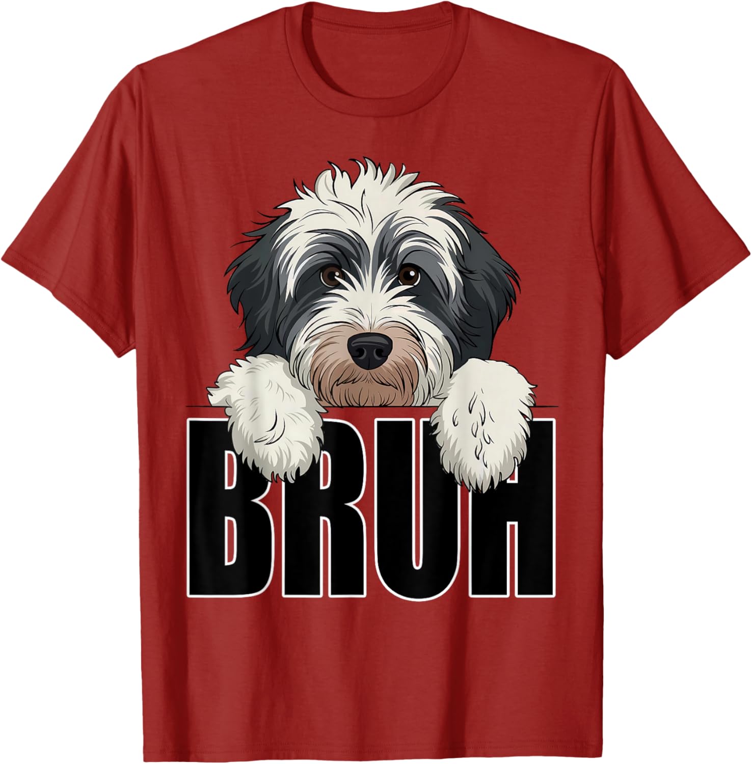 Funny Bruh Bernedoodle T-Shirt for Dog Lovers - Perfect for Boys and Kids - 13