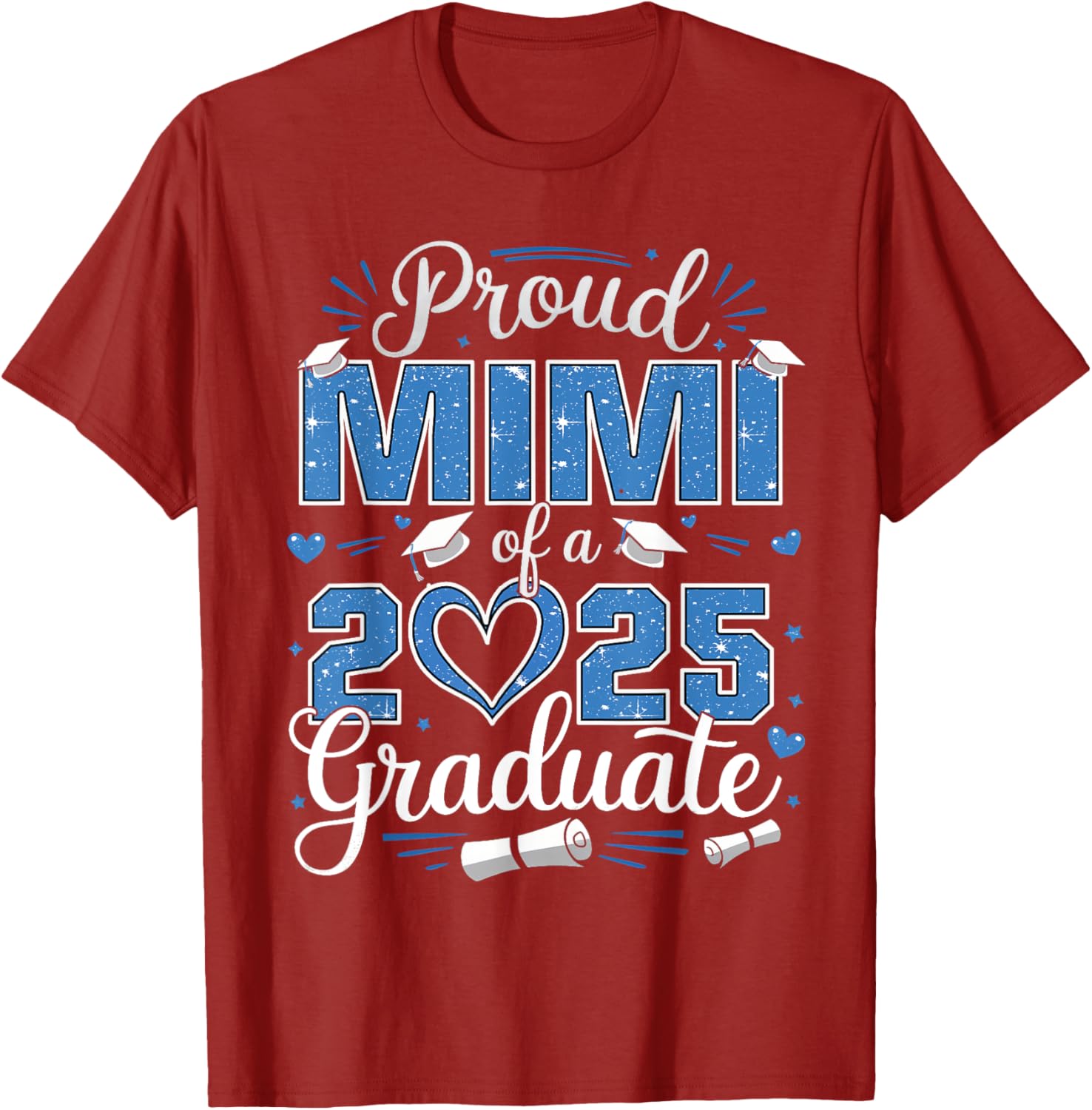 Proud Mimi of a Class of 2025 Graduate T-Shirt for Senior Celebrations - 3