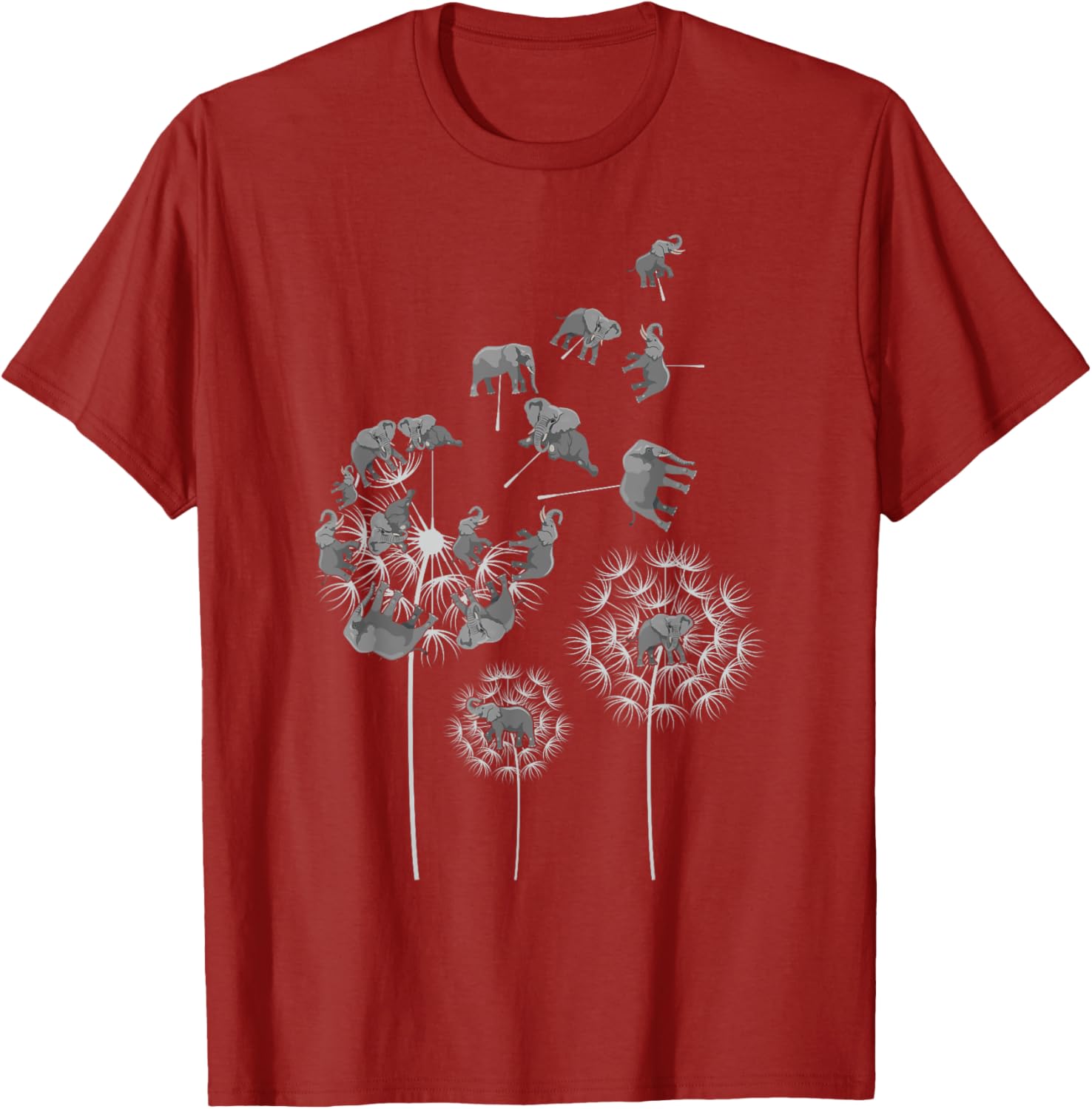Dandelion Elephants T-Shirt for Elephant Lovers | Fun and Unique Design - 5