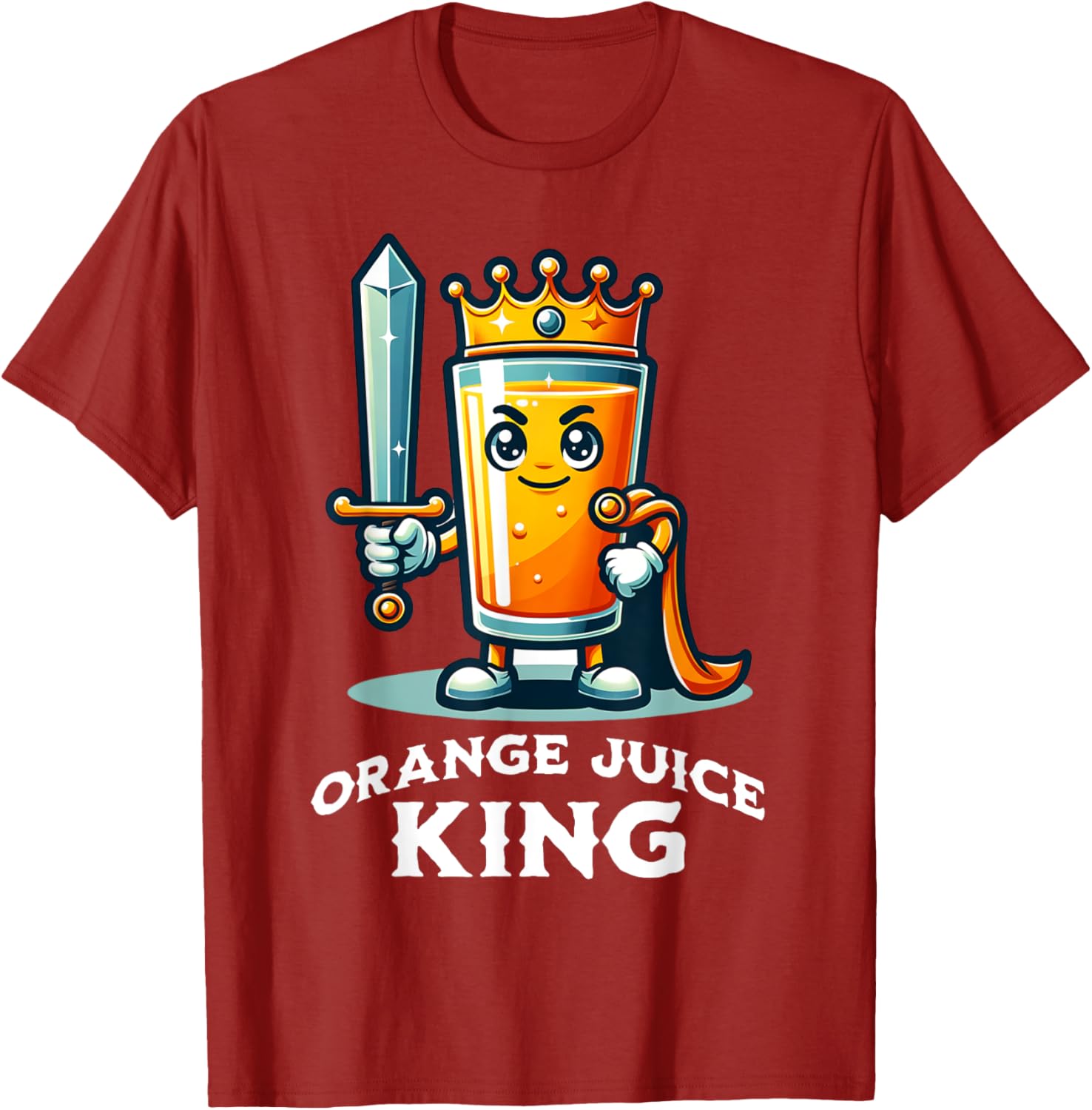 The Orange Juice King Funny Quote Fresh Orange Juice T-Shirt for Fans - 9