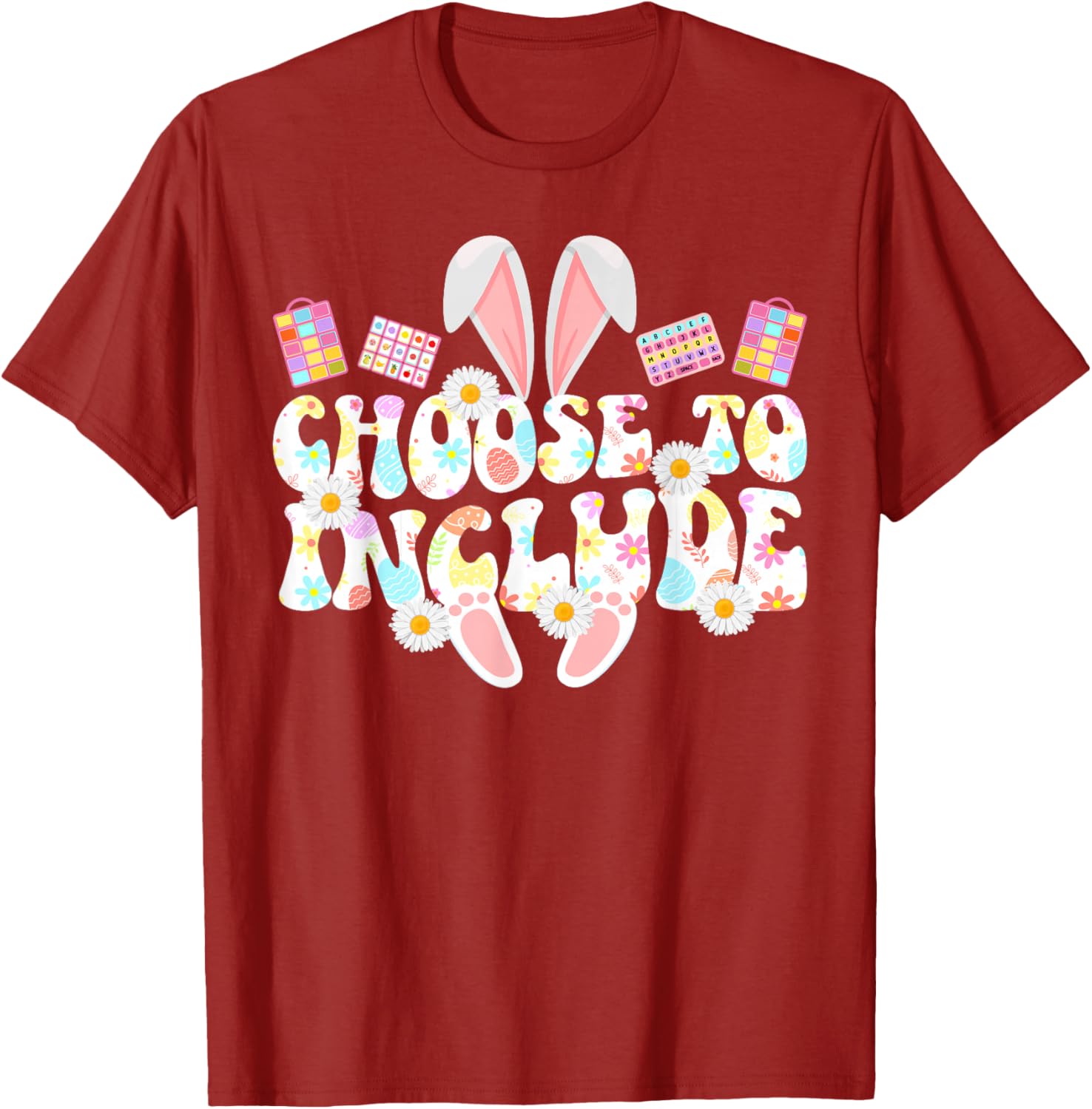Groovy Easter Bunny Special Education Teacher T-Shirt for SPED Lovers - 13