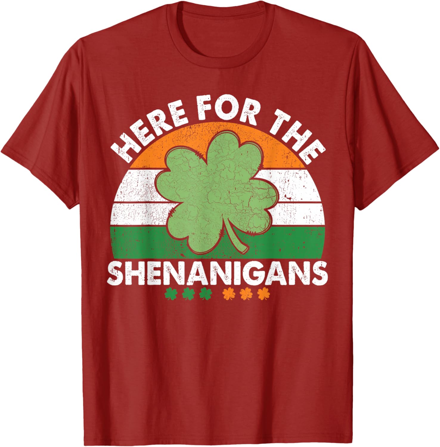 Here For The Shenanigans St Patricks Day T-Shirt Fun Irish Apparel - 28