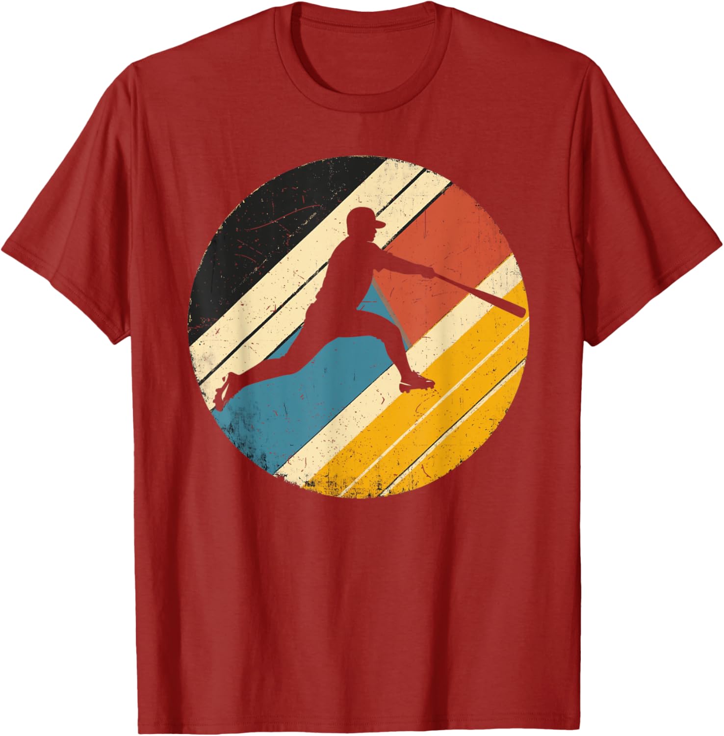 Retro Vintage Baseball Player T-Shirt for Men, Women, and Kids - 5