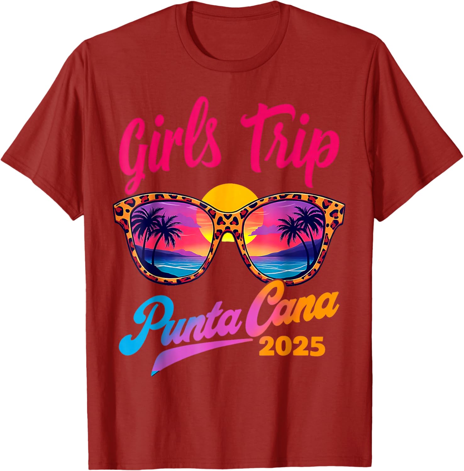 Girls Trip Punta Cana 2025 Matching Summer T-Shirt for Women - 27