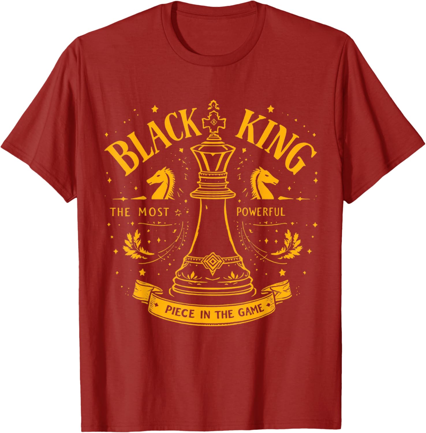 Black King T-Shirt - The Ultimate Chess Piece Apparel for Gamers - 12