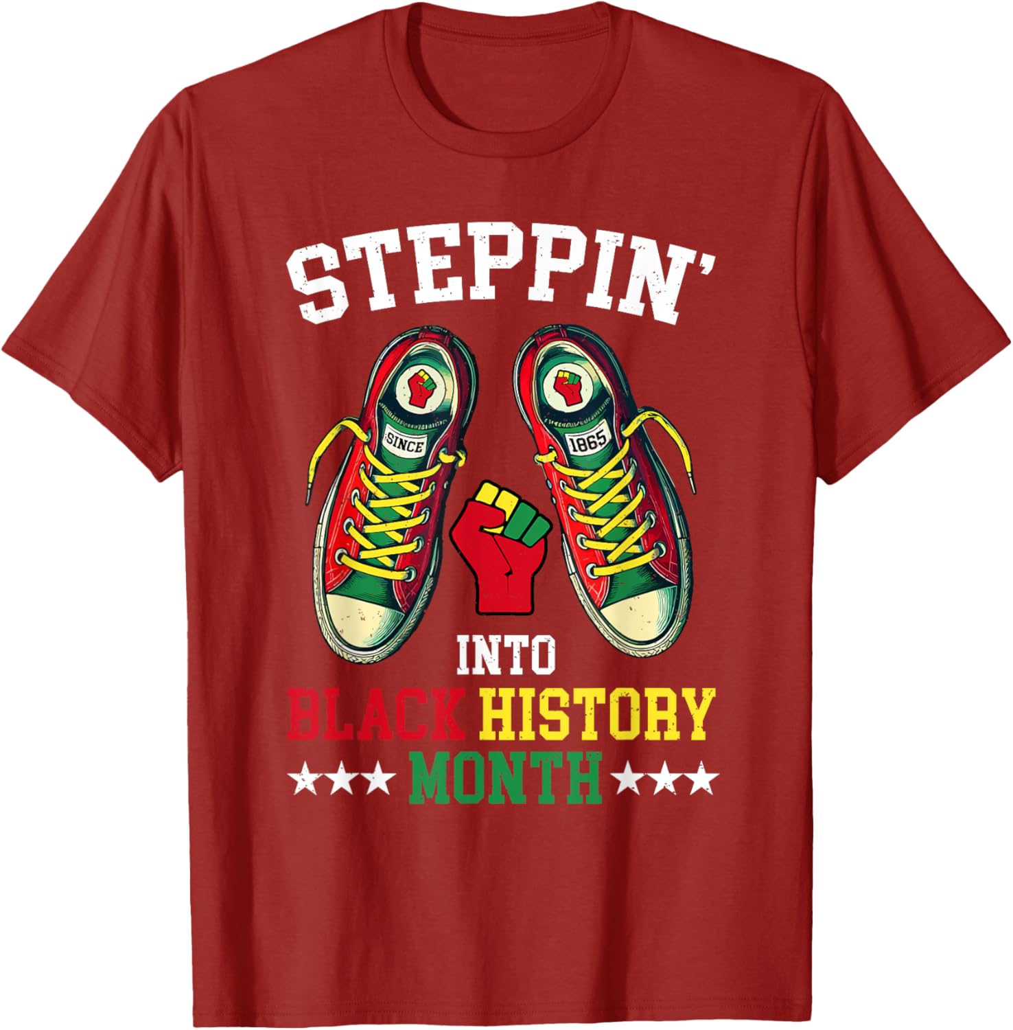 Empower Your Style with Steppin Into Black History Month T-Shirt - 5