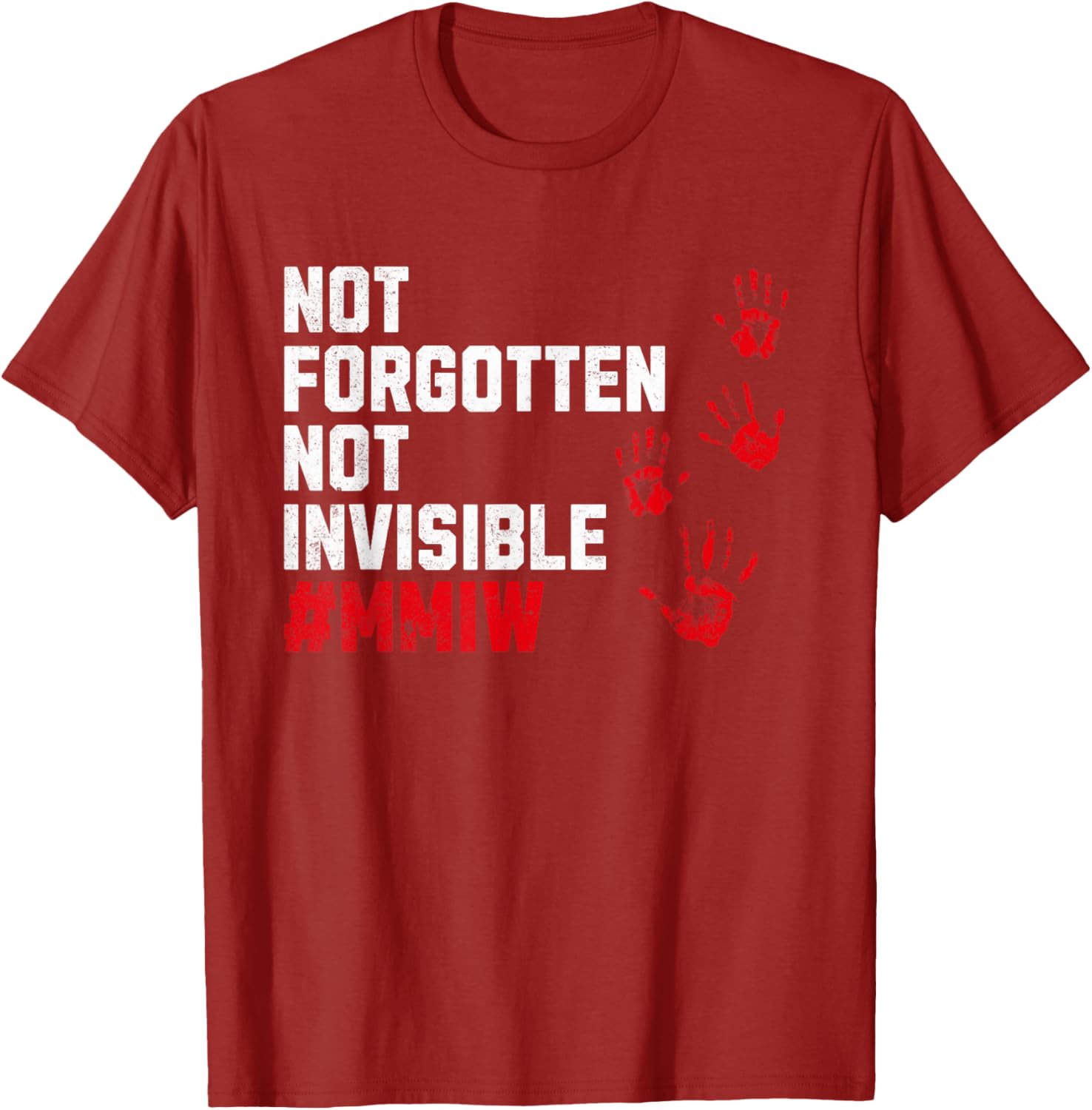 Stolen Sisters MMIW Invisible T-Shirt for Awareness of Missing Indigenous Women - 7
