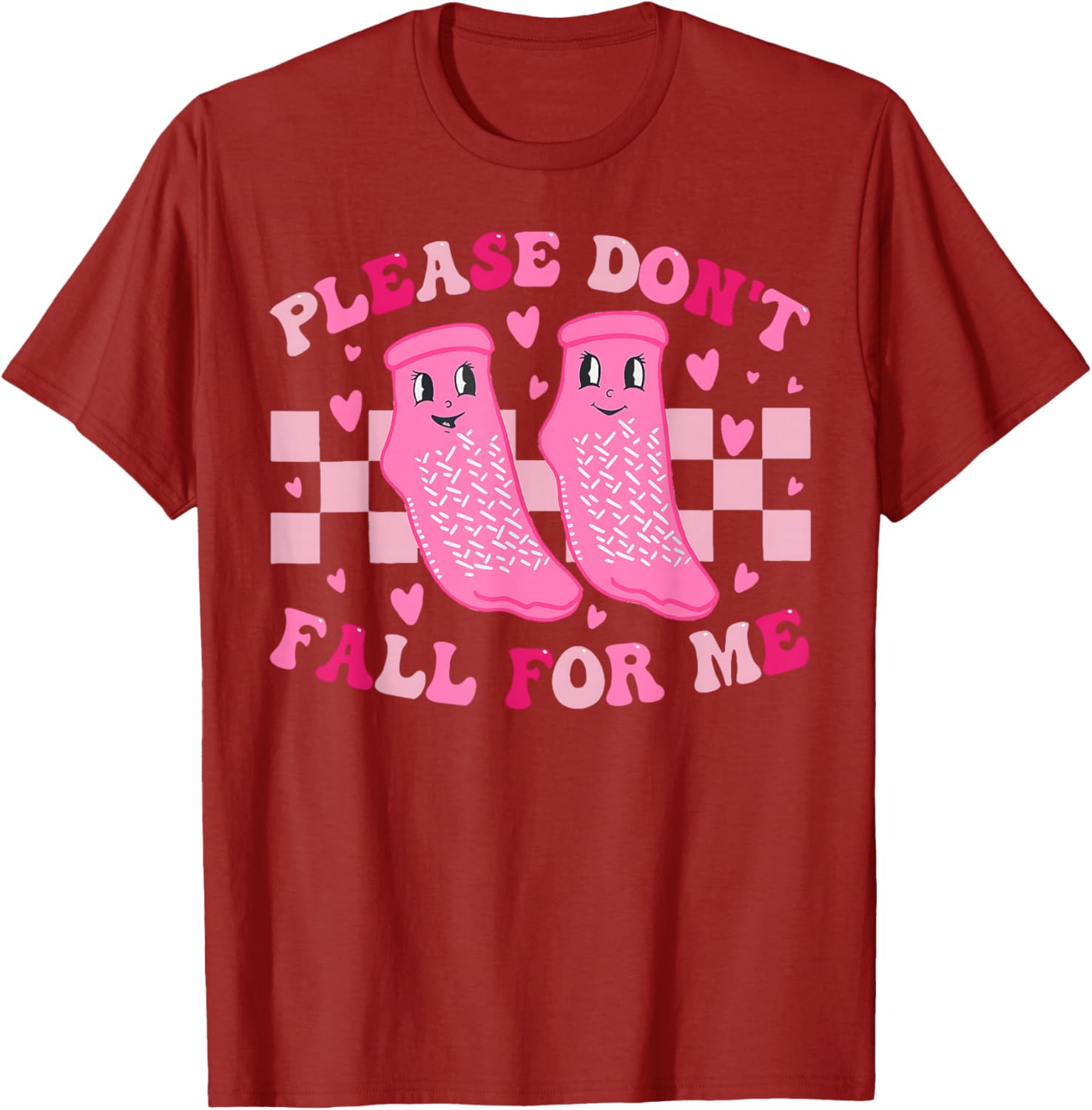 Funny Nurse Valentine T-Shirt for RN PCT CNA - Don't Fall for Me! - 19