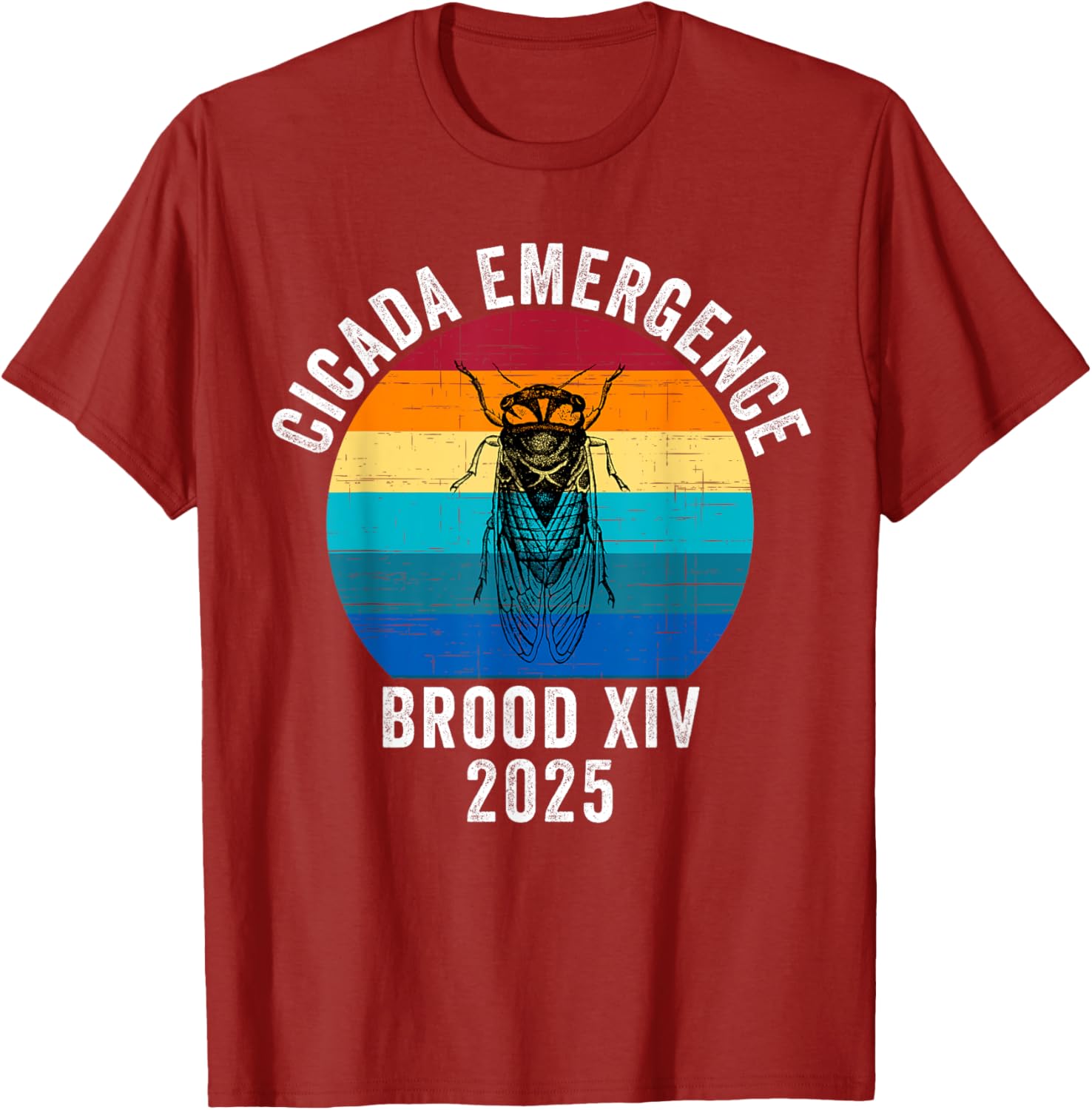 Cicada Emergence Brood XIV 2025 Funny T-Shirt for Nature Lovers - 24