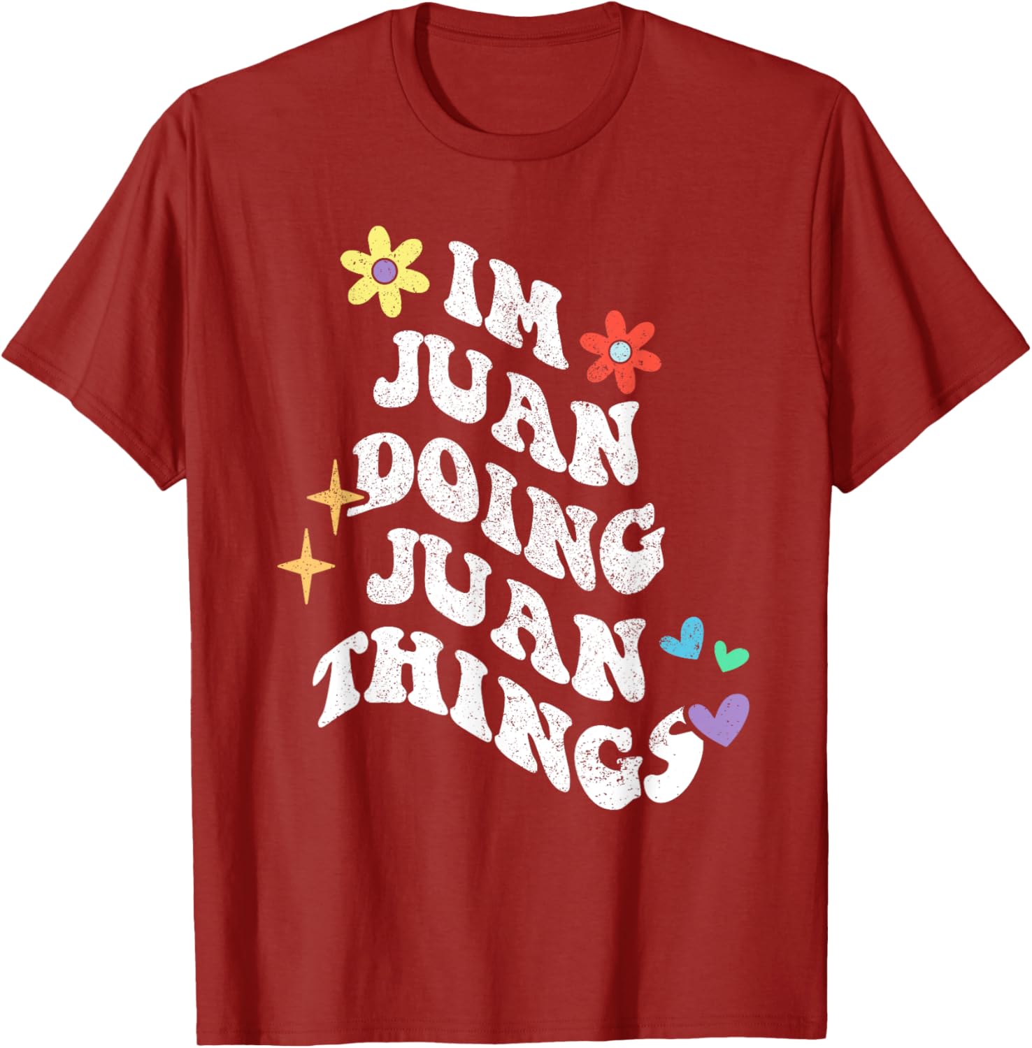 Funny Retro Groovy Im Juan Doing Juan Things T-Shirt for Mother's Day - 2