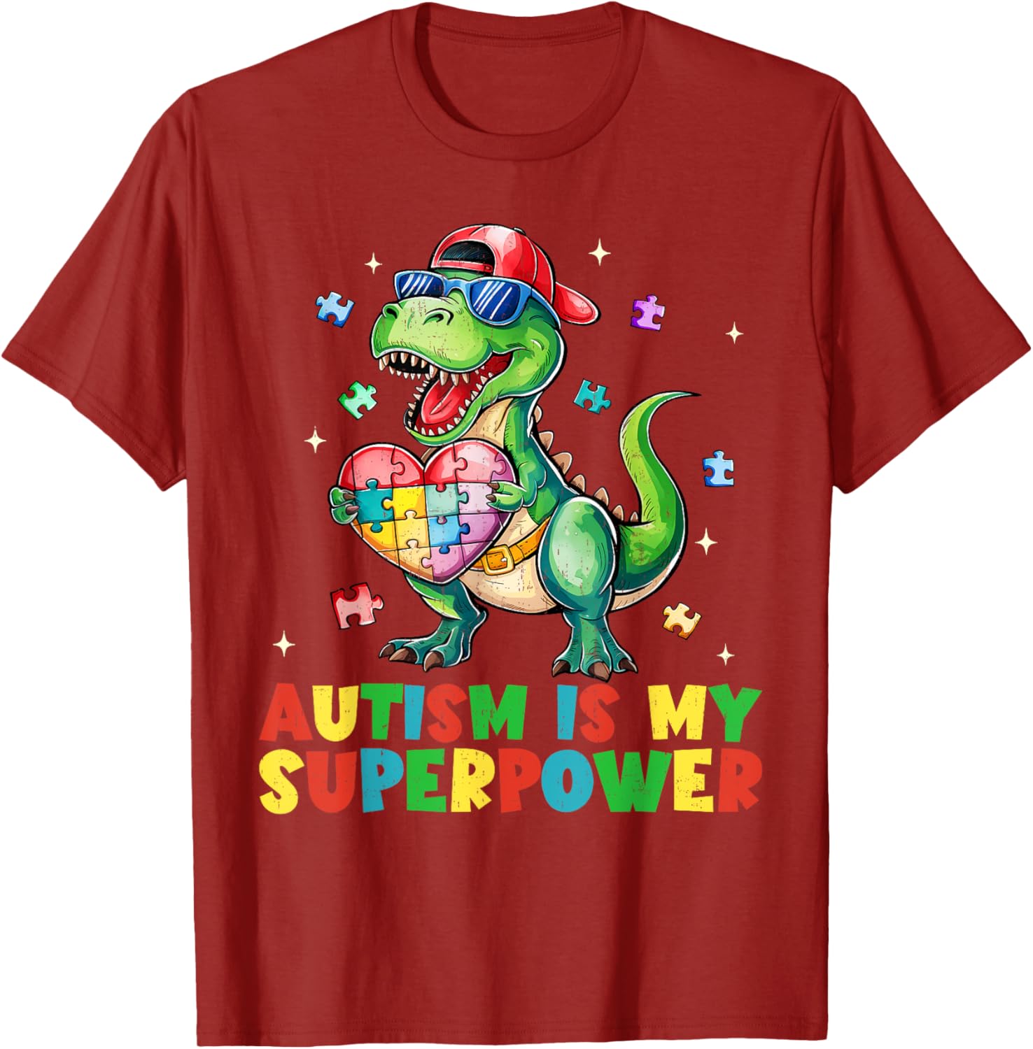 Funny Autism Awareness T-Shirt for Boys - Autism Is My Superpower - 9