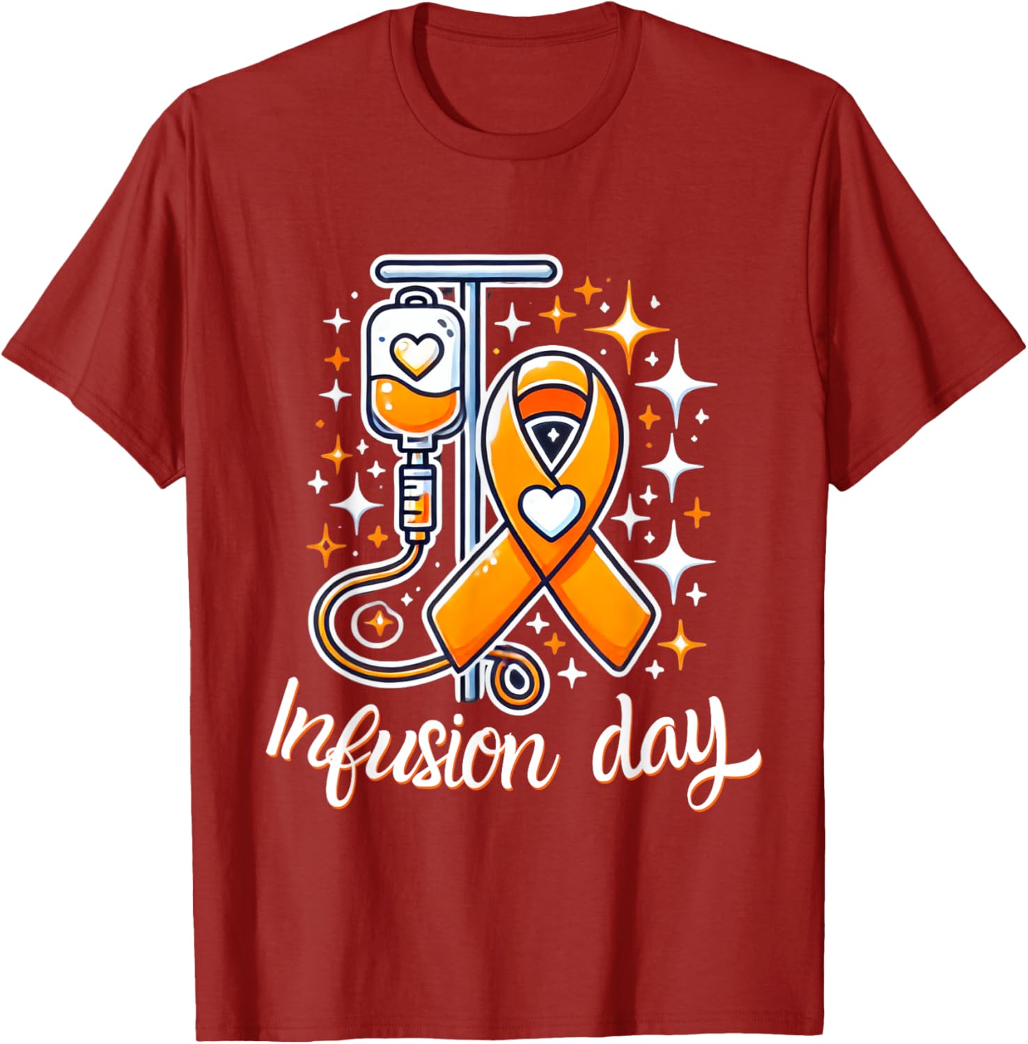 MS Infusion Day Multiple Sclerosis Awareness Ribbon T-Shirt for Supporters - 19