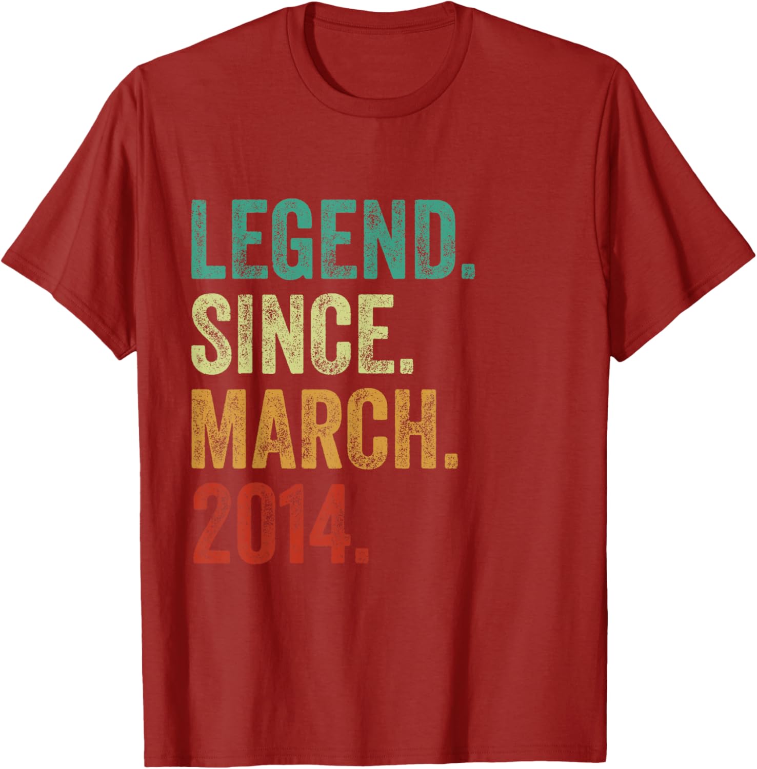 11th Birthday T-Shirt for Boys - 11 Years of Legend Since 2014 - 15