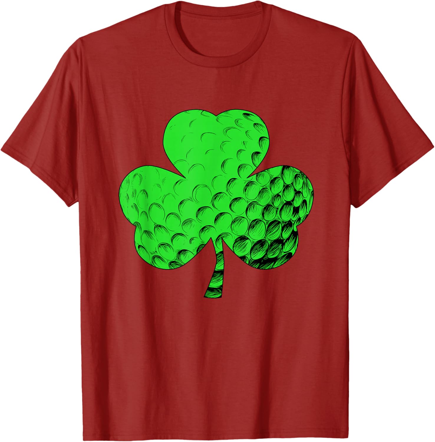 Irish Shamrock Golfing T-Shirt for St. Patrick's Day Celebration - 16